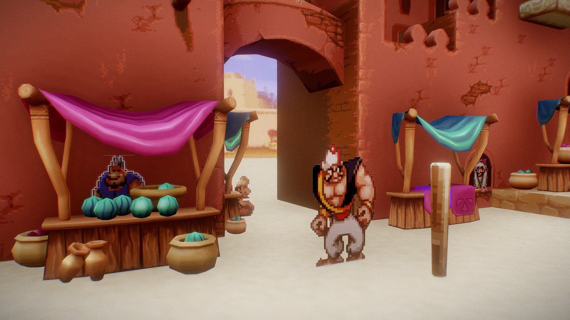 Agrabah Market - Aladdin SNES