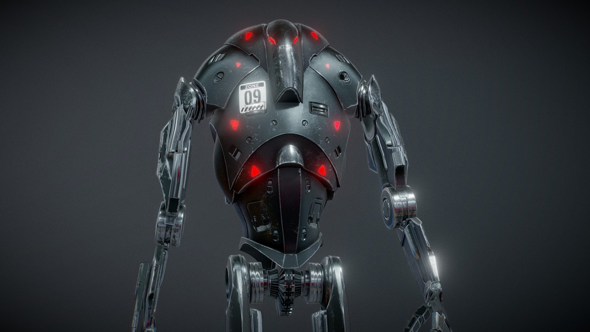 STAR WARS DROIDE B2 BY OSCAR CREATIVO