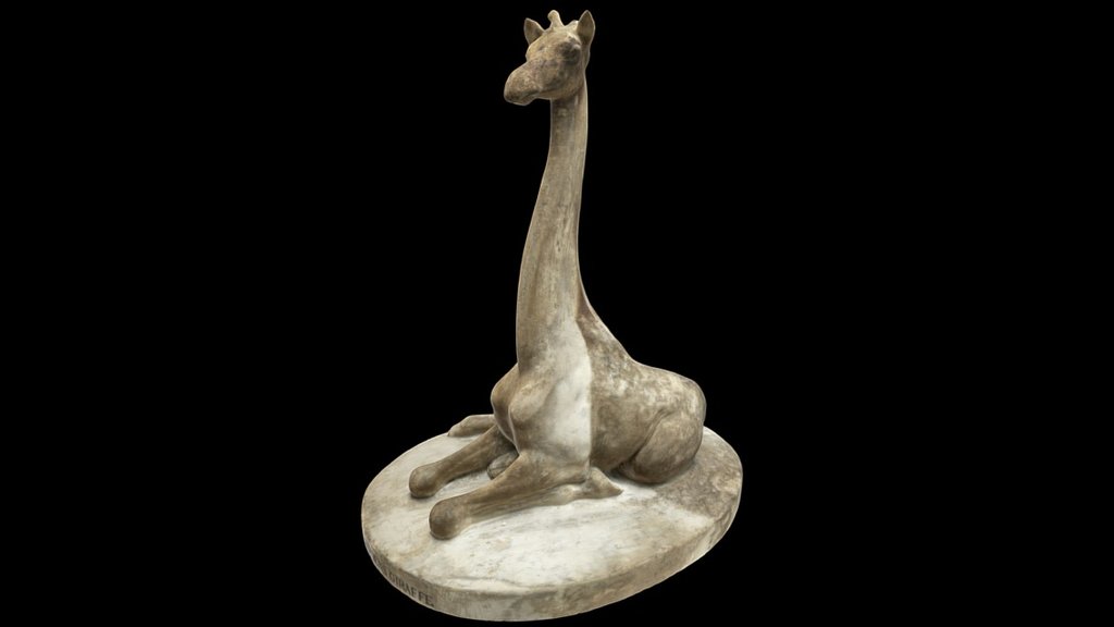 Souvenir model giraffe