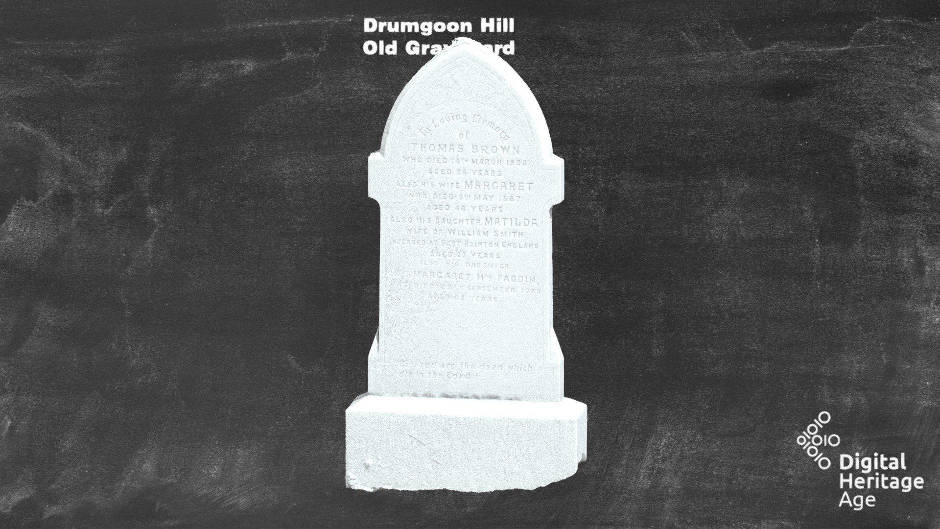 Drumgoon Hill - Old Graveyard - Headstone 241