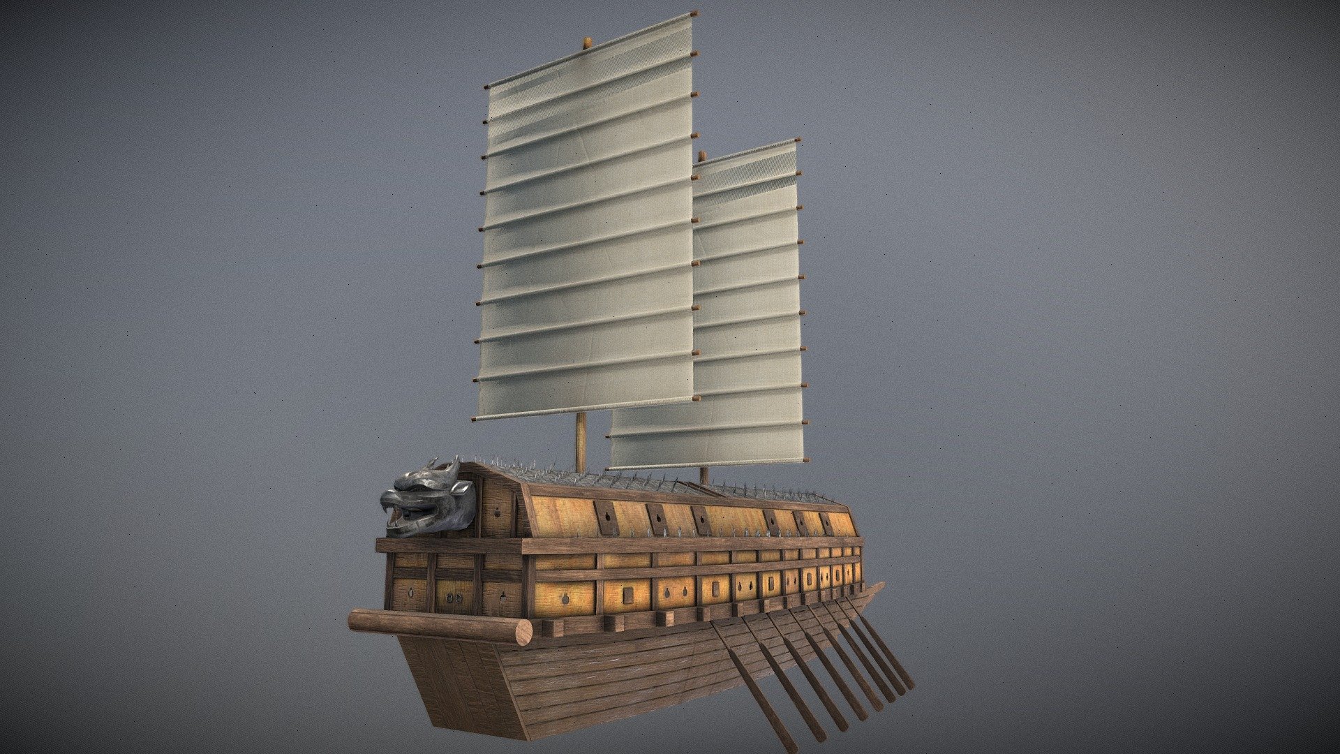 Turtle ship (Geobukseon) | 거북선 | 龜船 | 沐海船