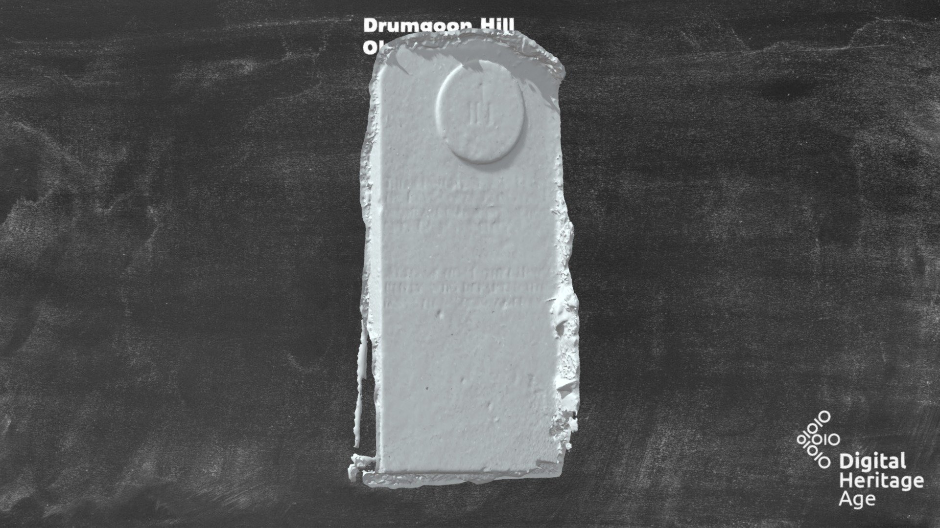 Drumgoon Hill - Old Graveyard Headstone  DGH 301