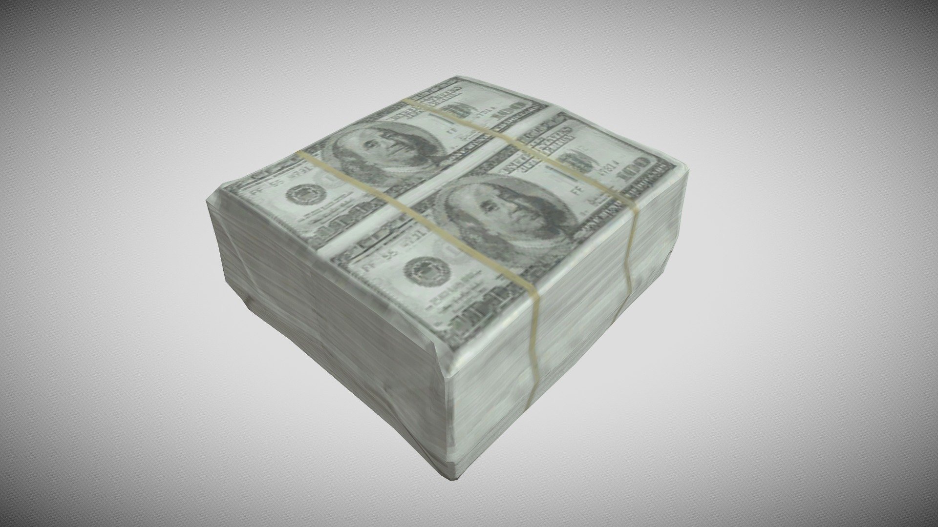Money Stack in a Wrap