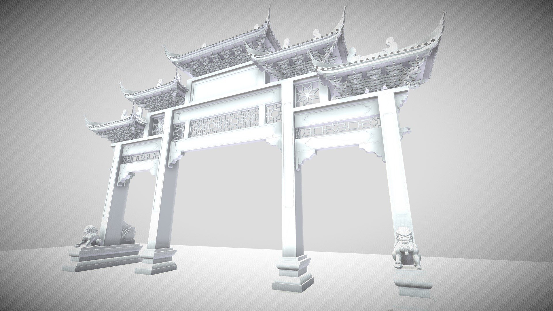 Chinese Archway 01