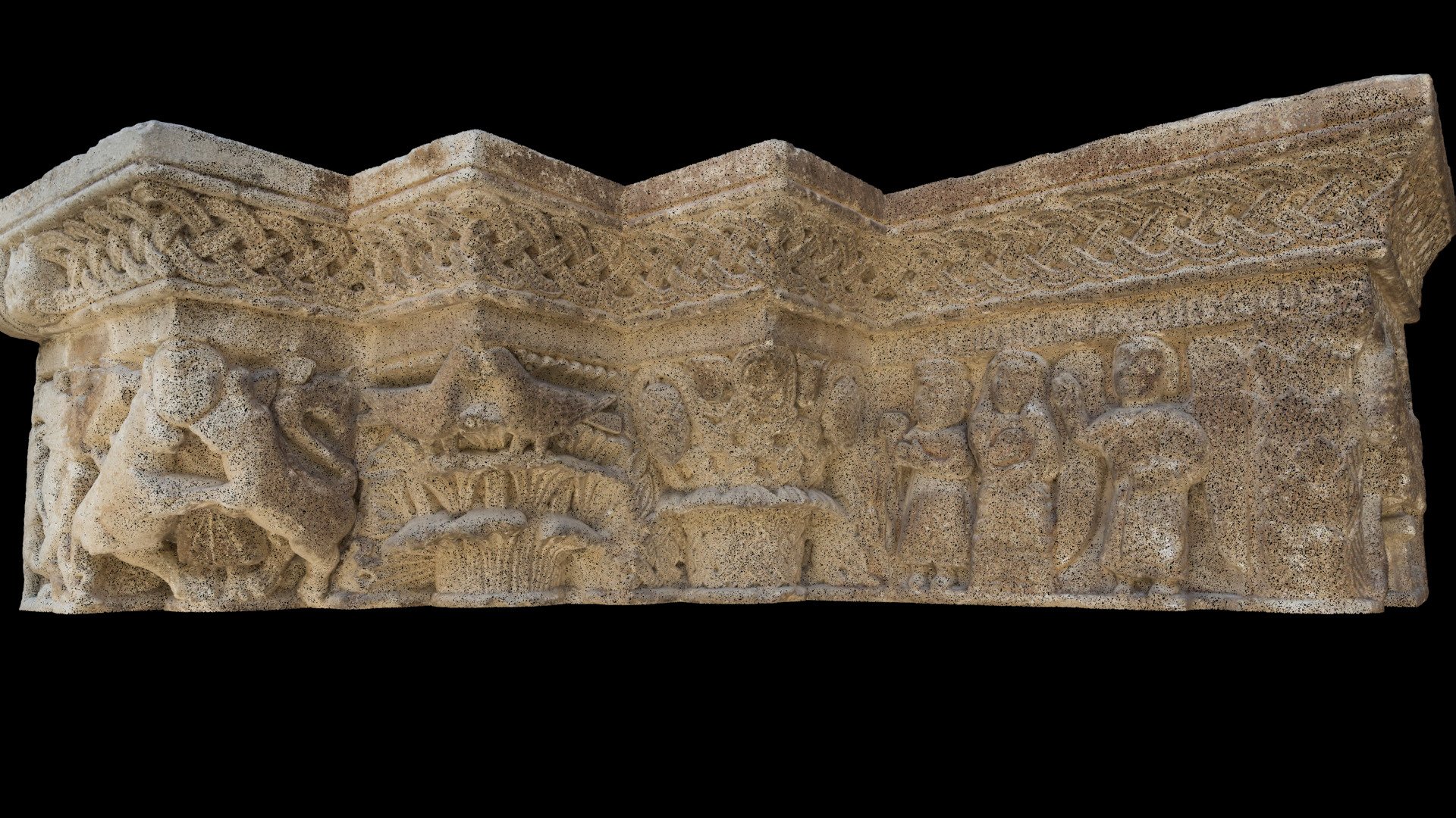 Point cloud Santa Maria de Vilagrassa Frieze