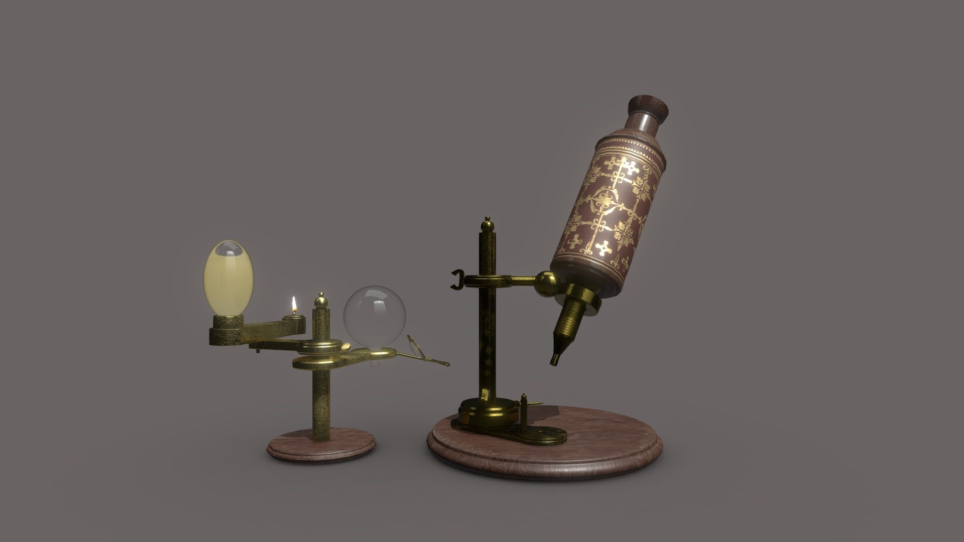 Robert Hooke's Microscope (1665)
