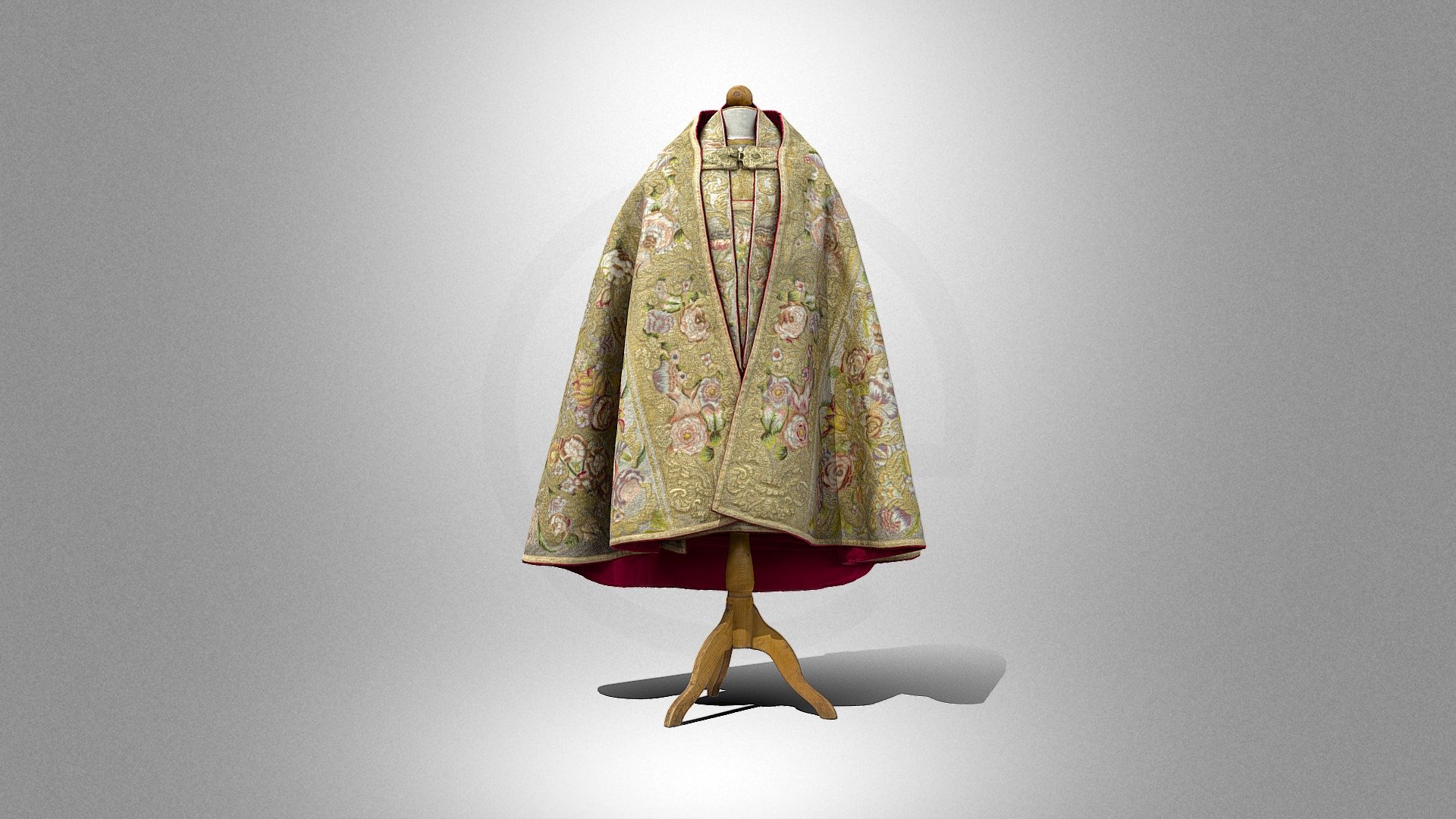 The rose liturgical vestment set