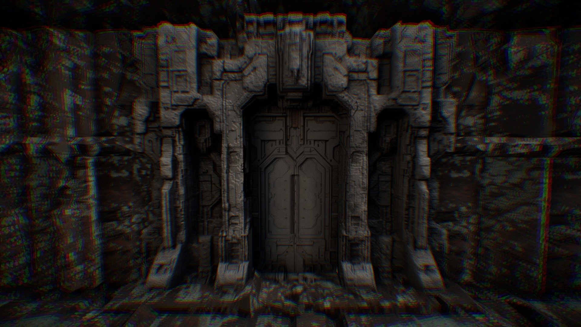 Alien Temple door