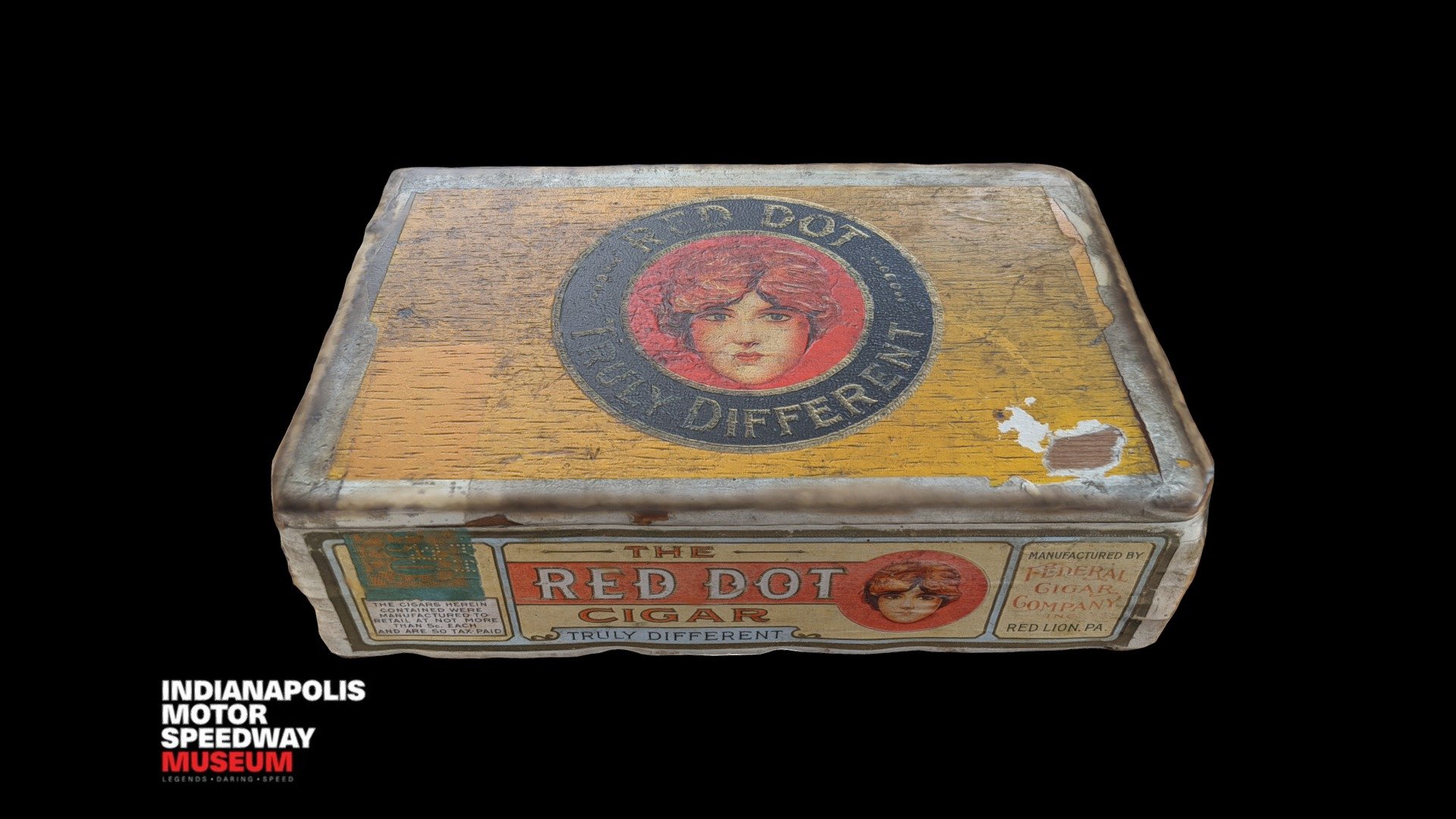 Red Dot Cigar Box