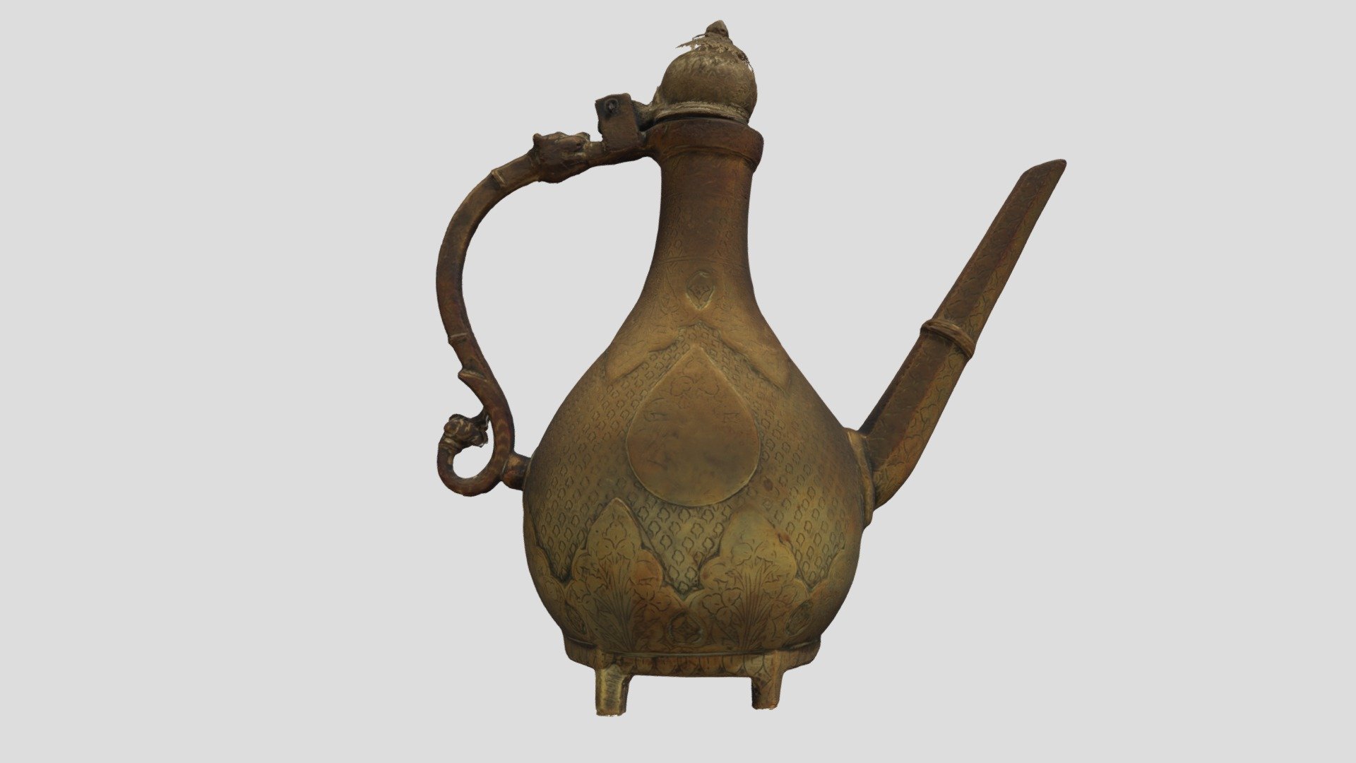 Mughal Brass Ewer