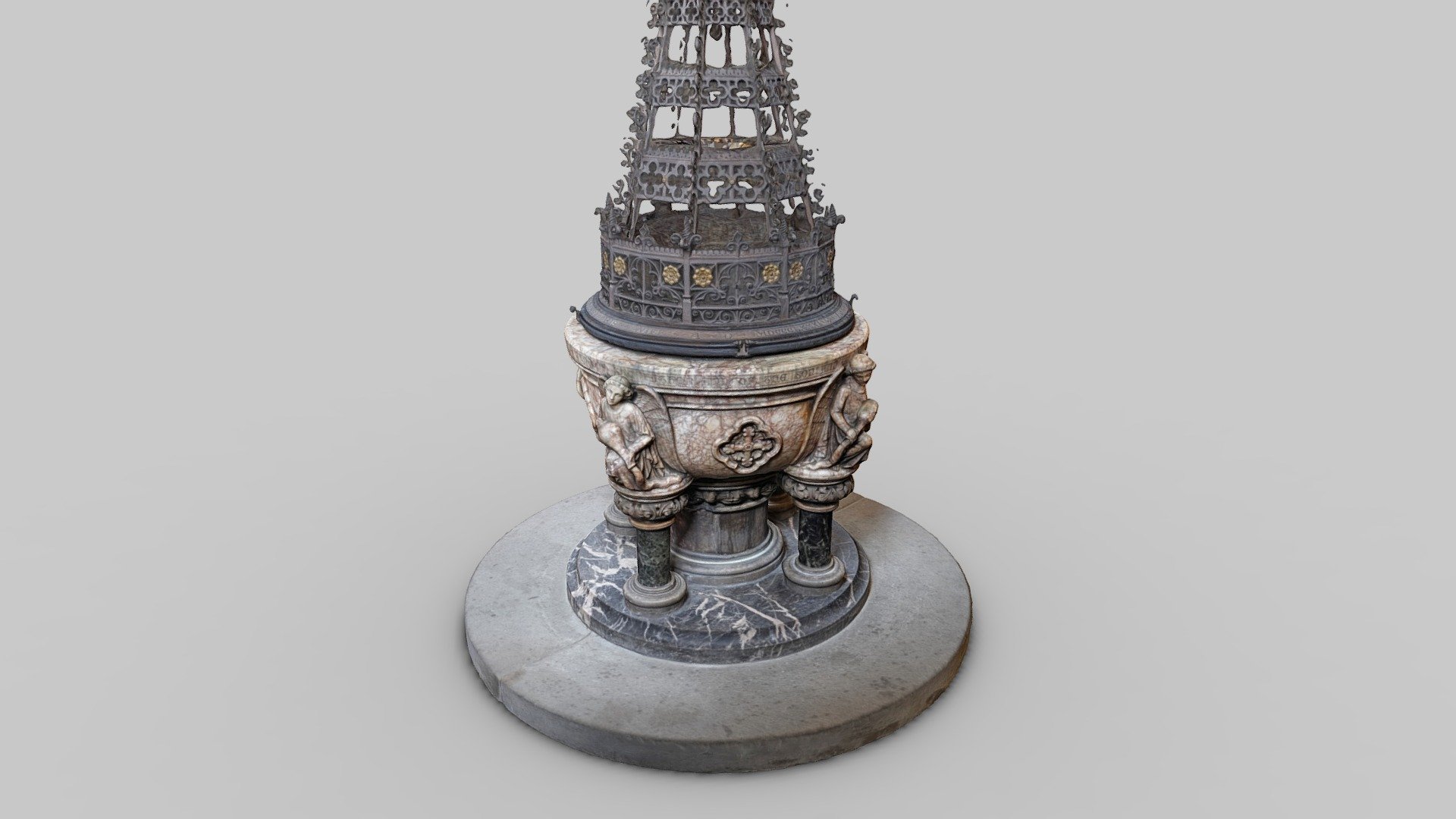 St Mary Abbots Font