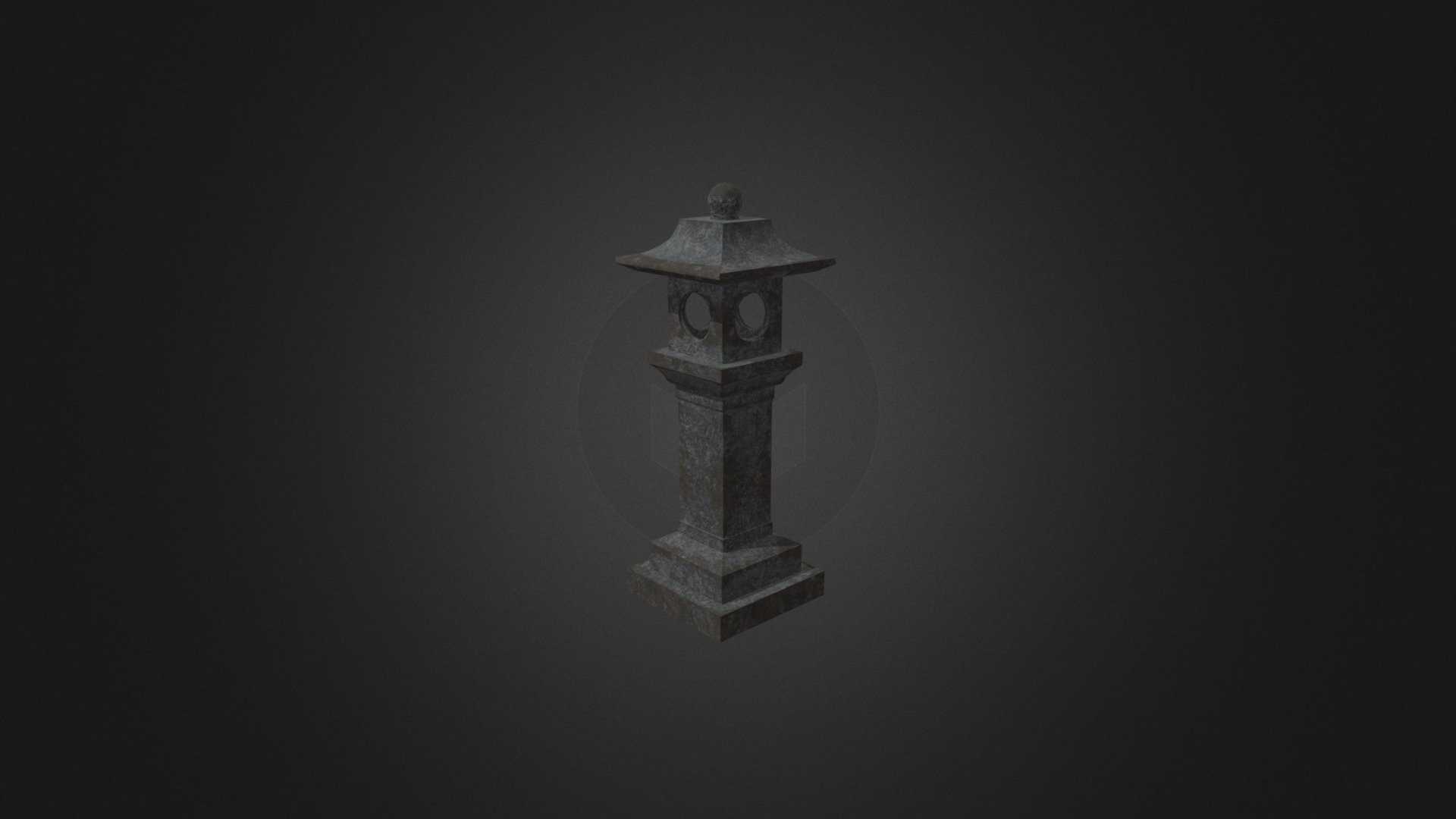 japan stone lamp