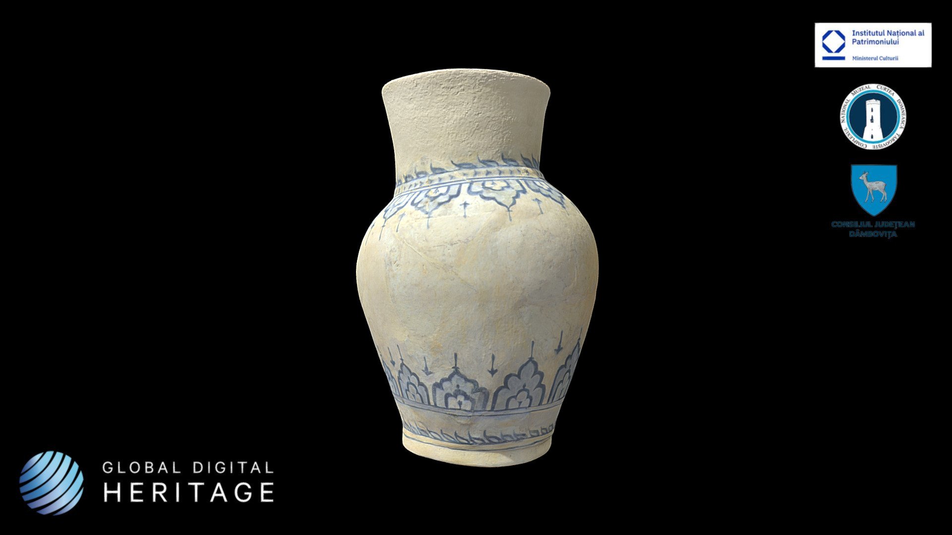 Oriental faience mug