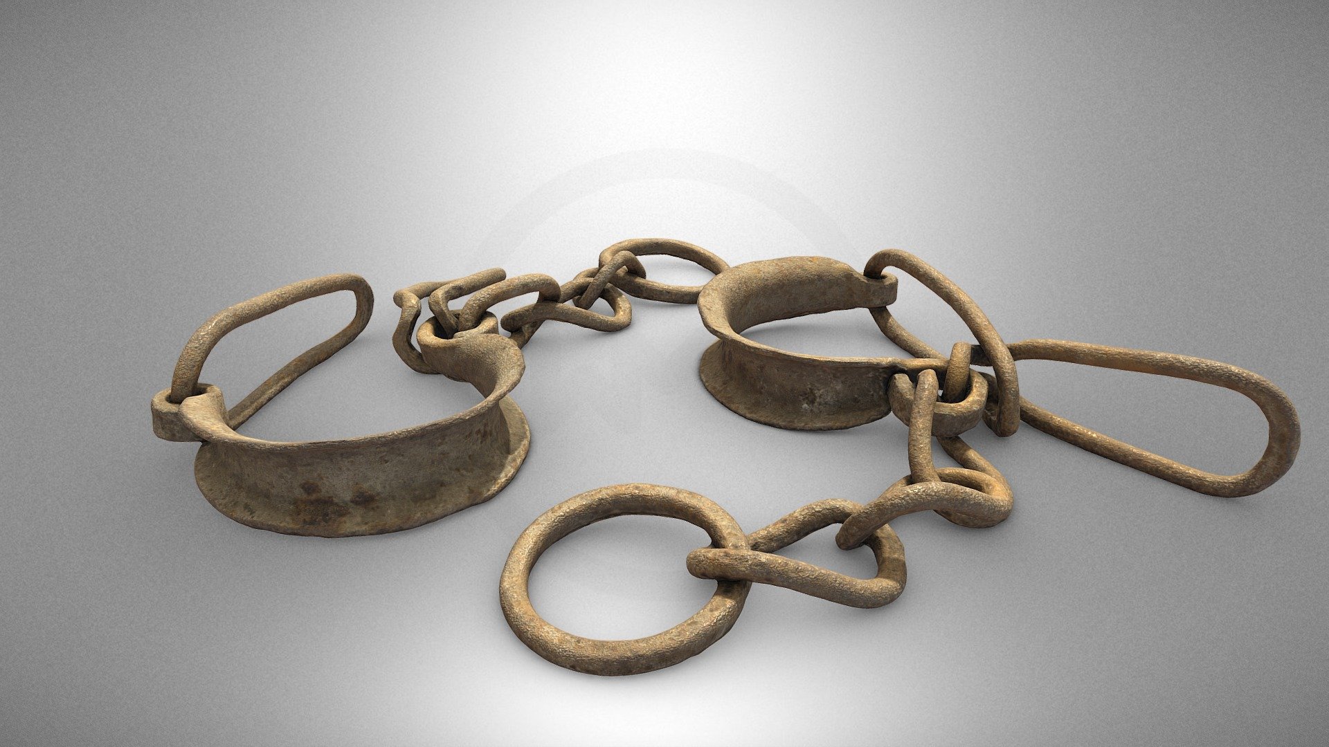 A shackle for a horse