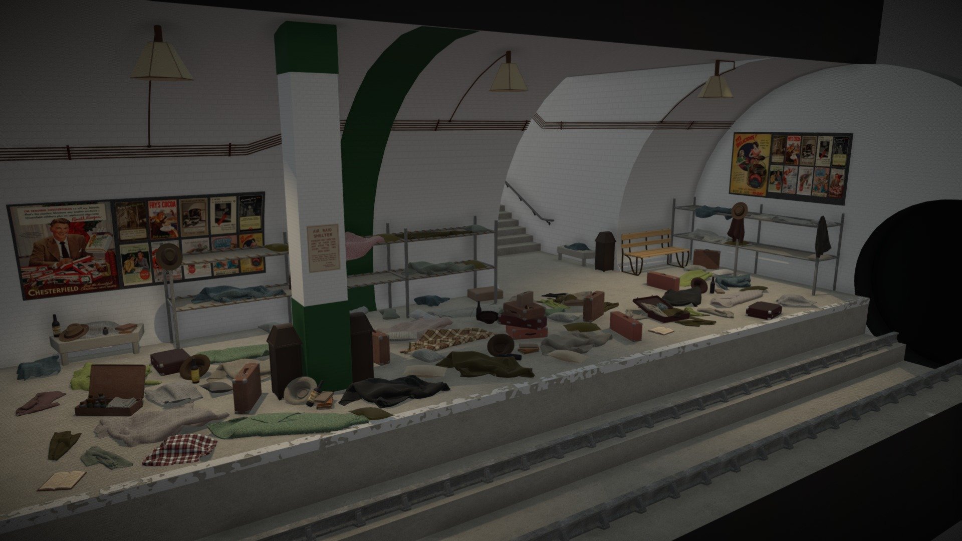 London Underground Air Raid Shelter Final
