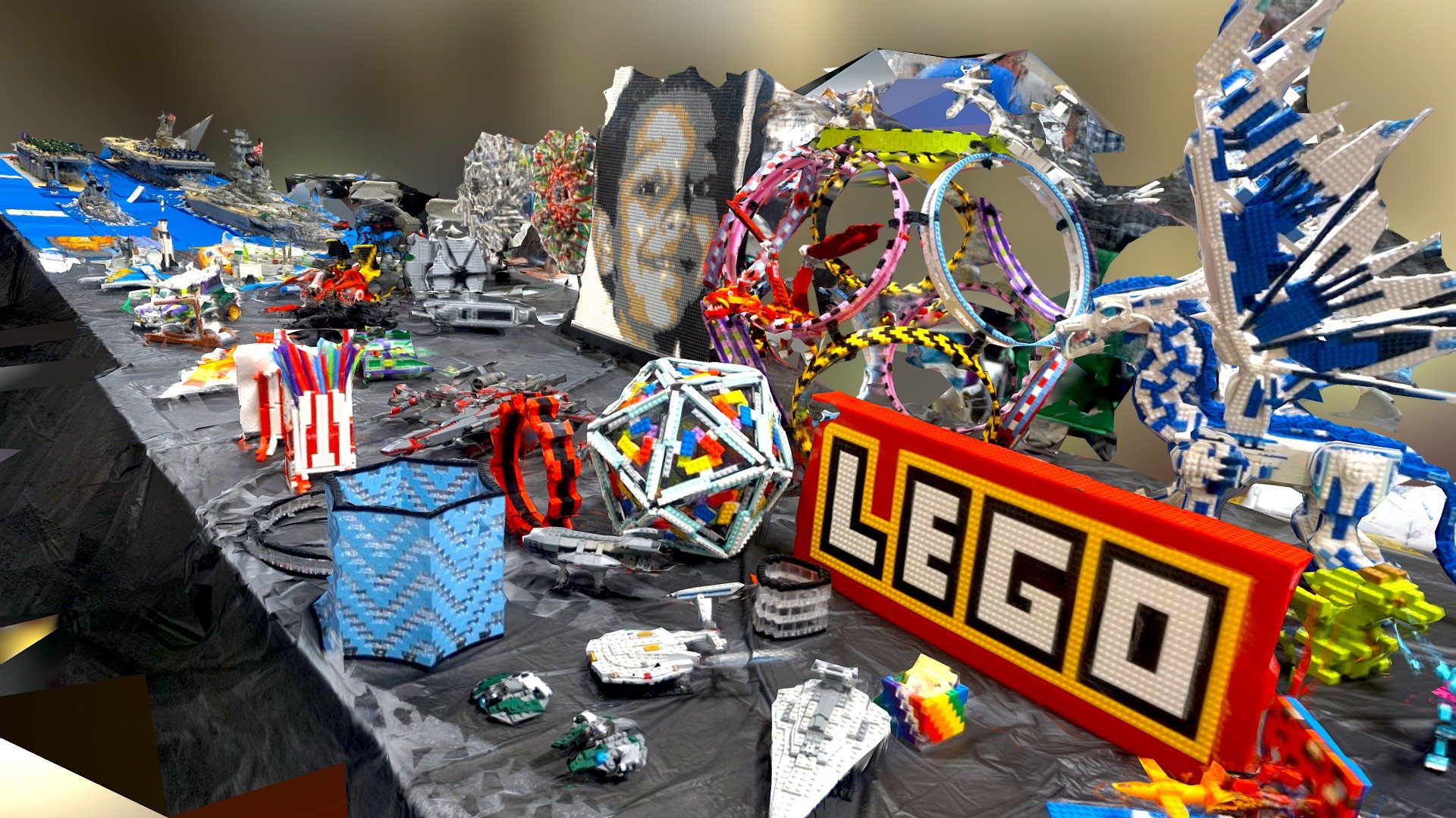 Lego Ship + Maker's Faire San Jose California