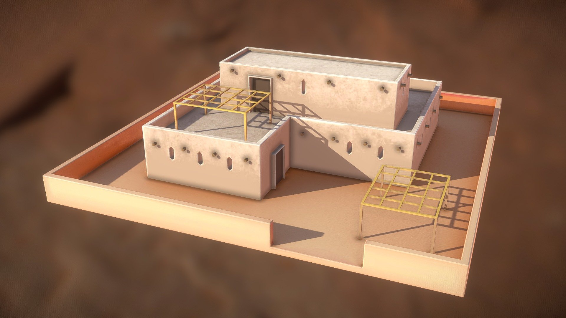 Ancient Egyptian House concept
