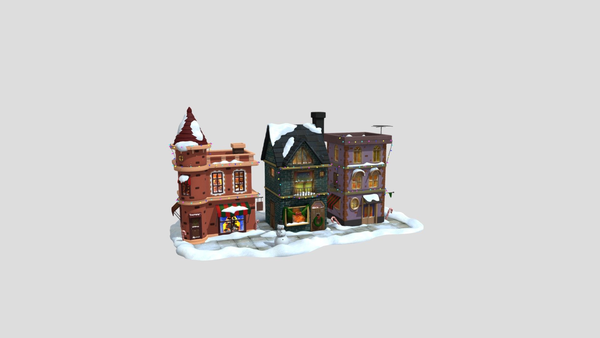 Snowy Village