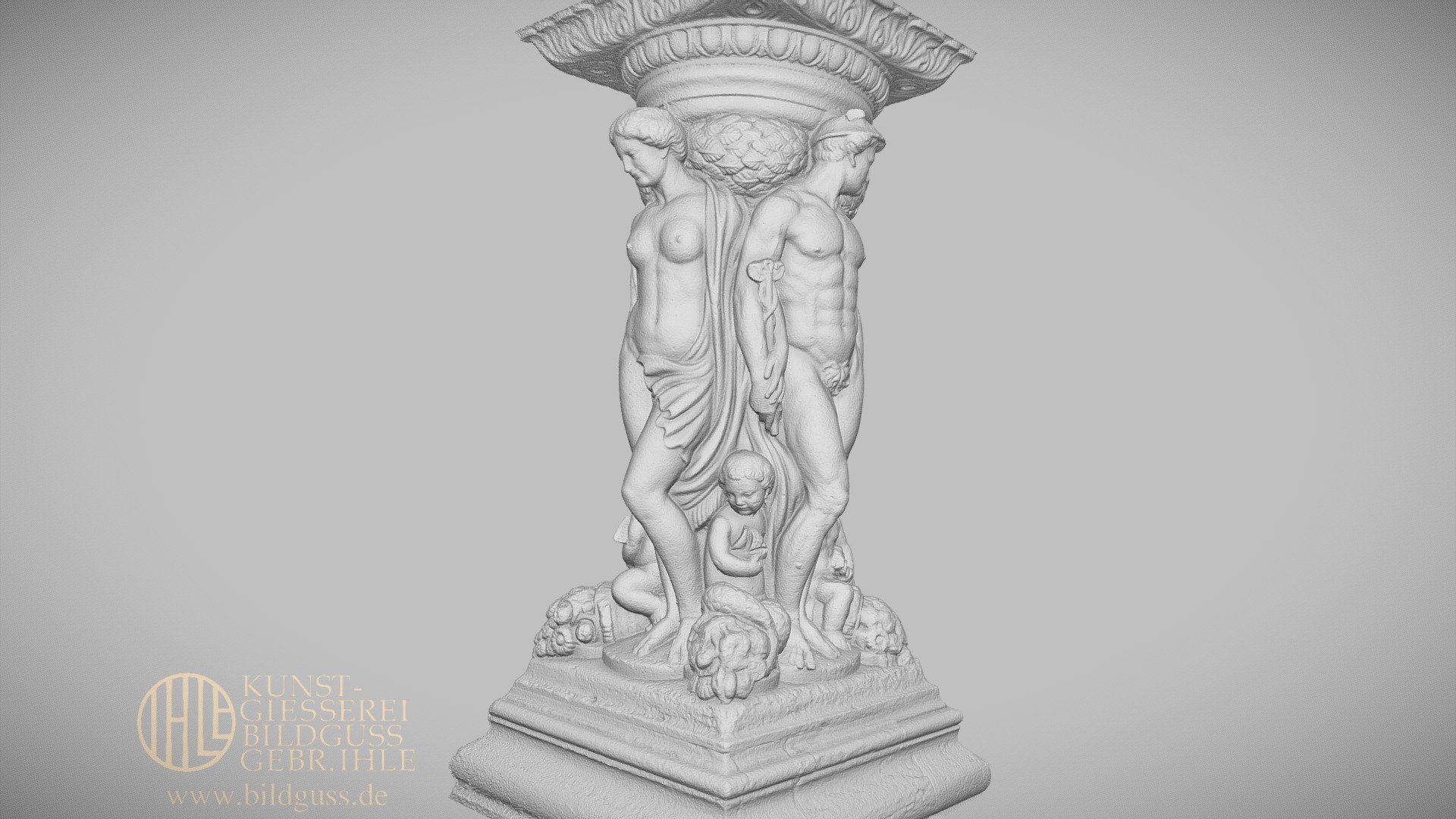 Caryatid Kassel (Germany) trainstation