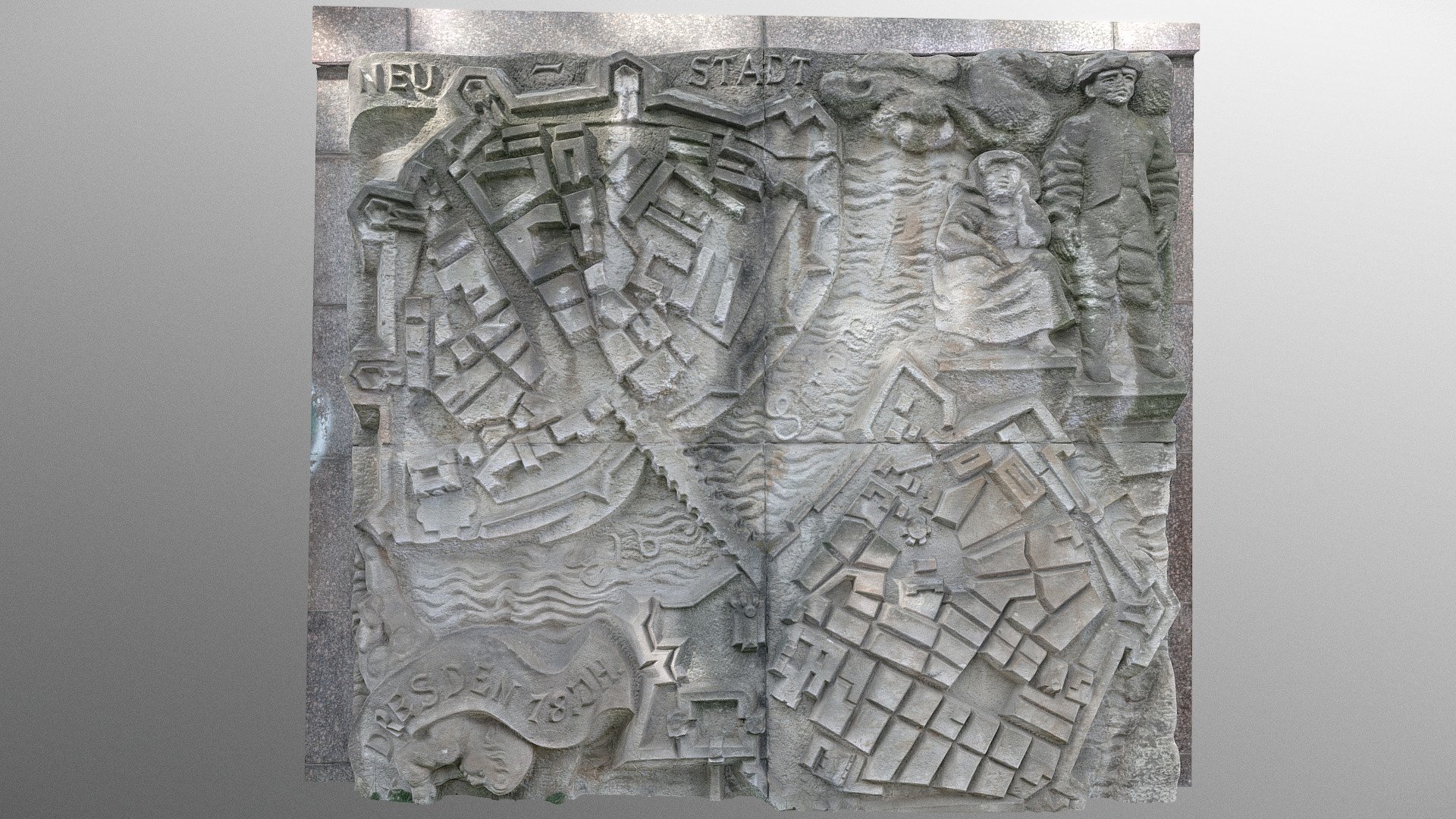 Dresden Neustadt relief