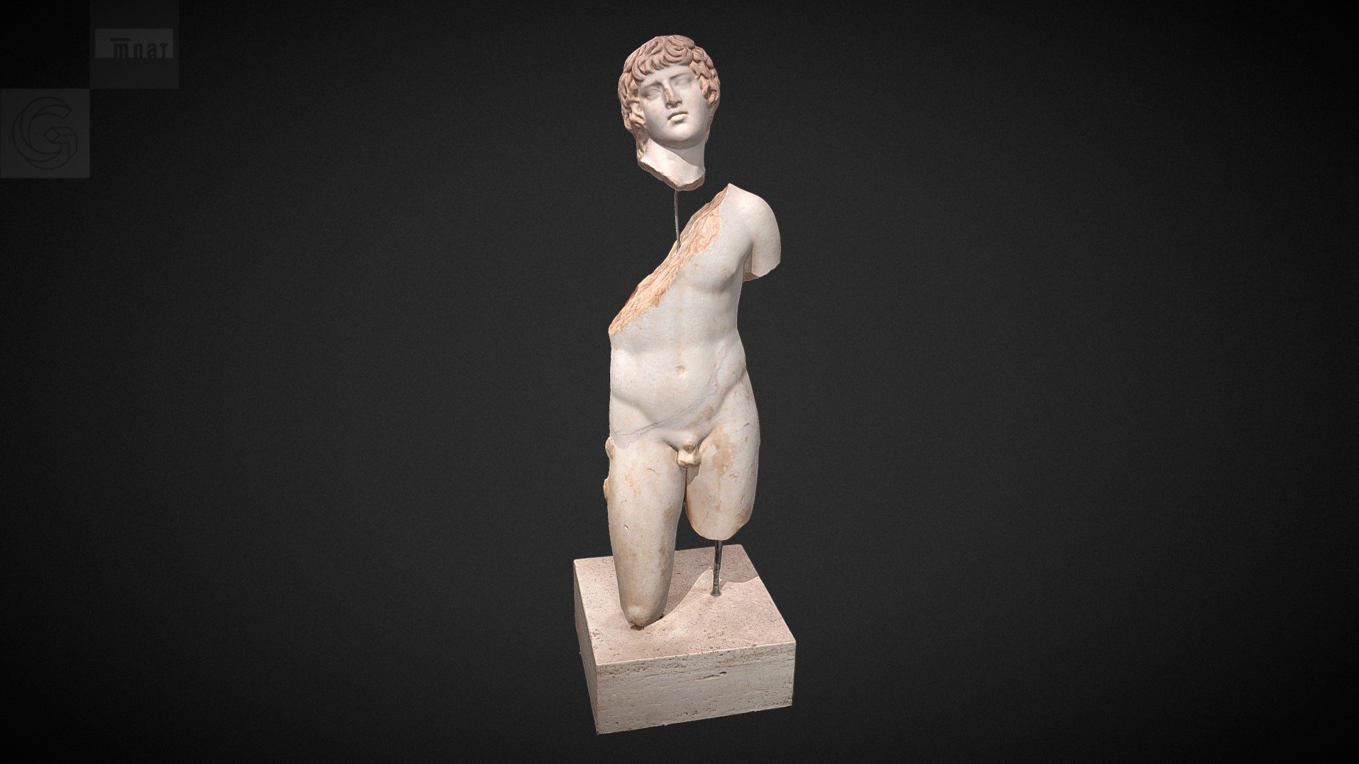 Escultura d'Antinous (Els Munts, Tarragona)