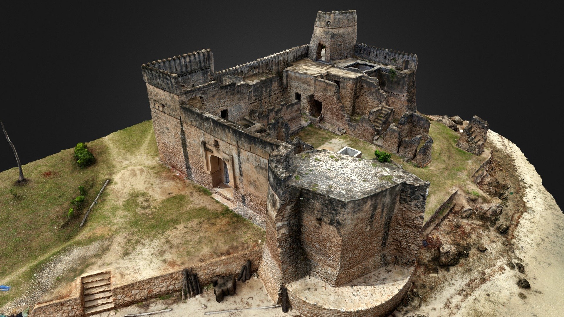 Gerezani fort, Kilwa Kisiwani, Tanzania