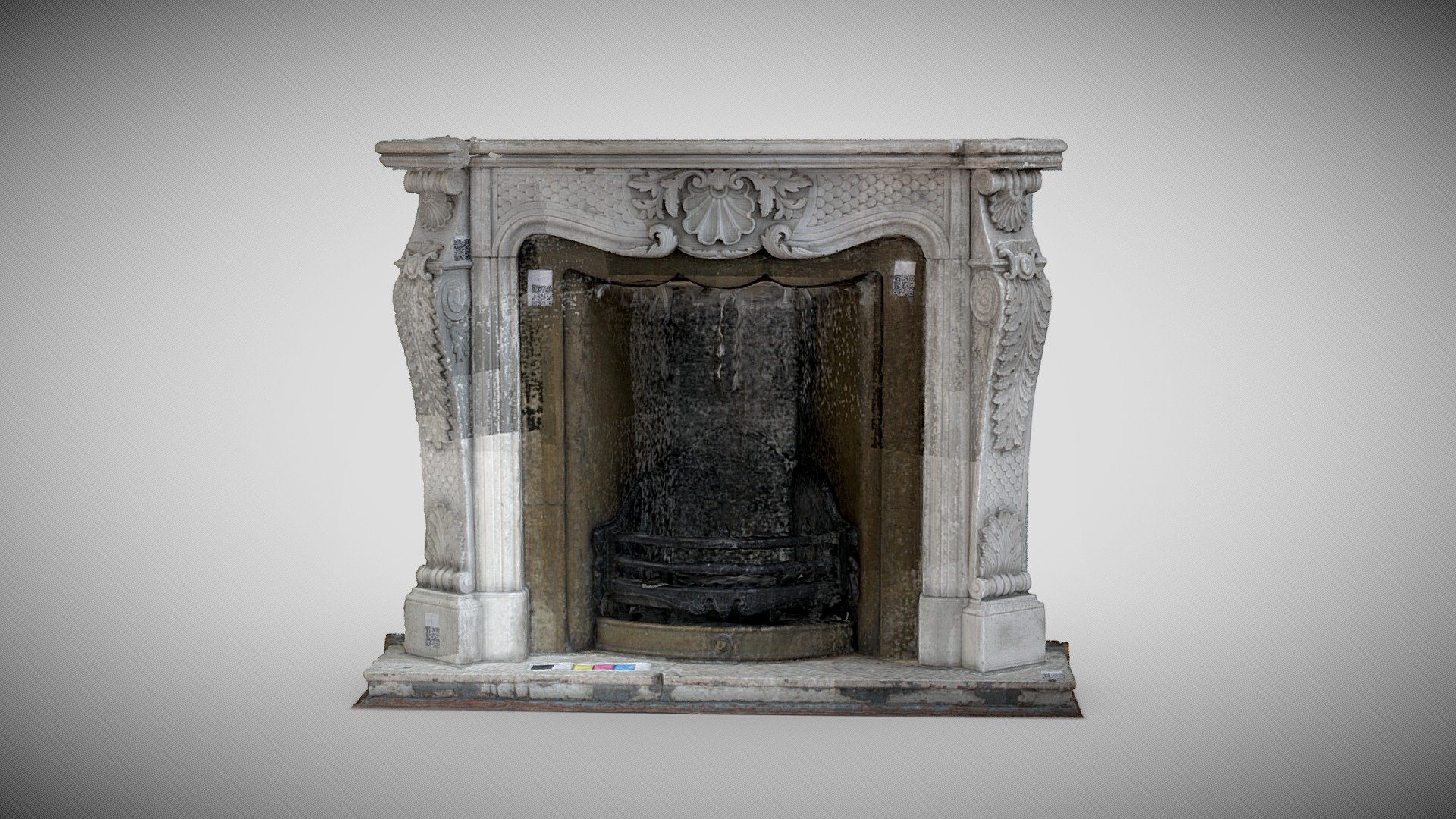 Rococo fireplace