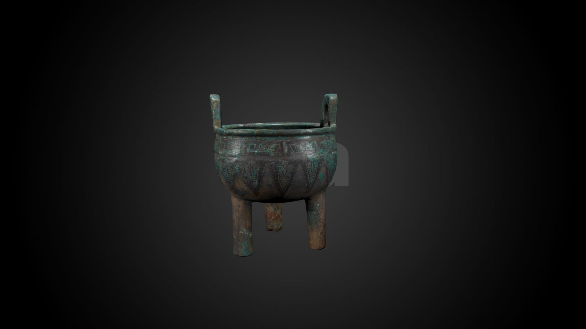 Ding food vessel, 12th C BCE