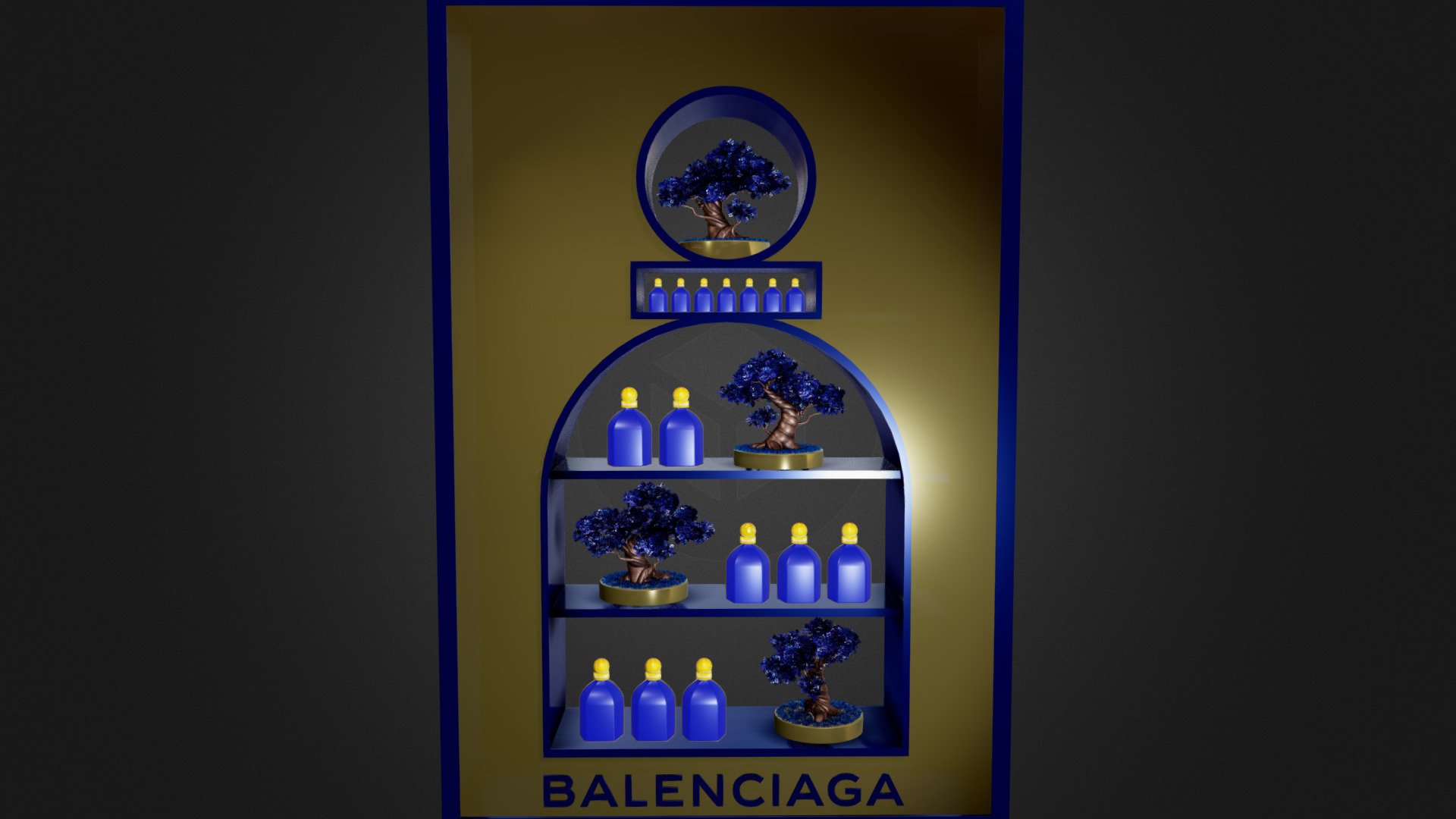 Perfume window display