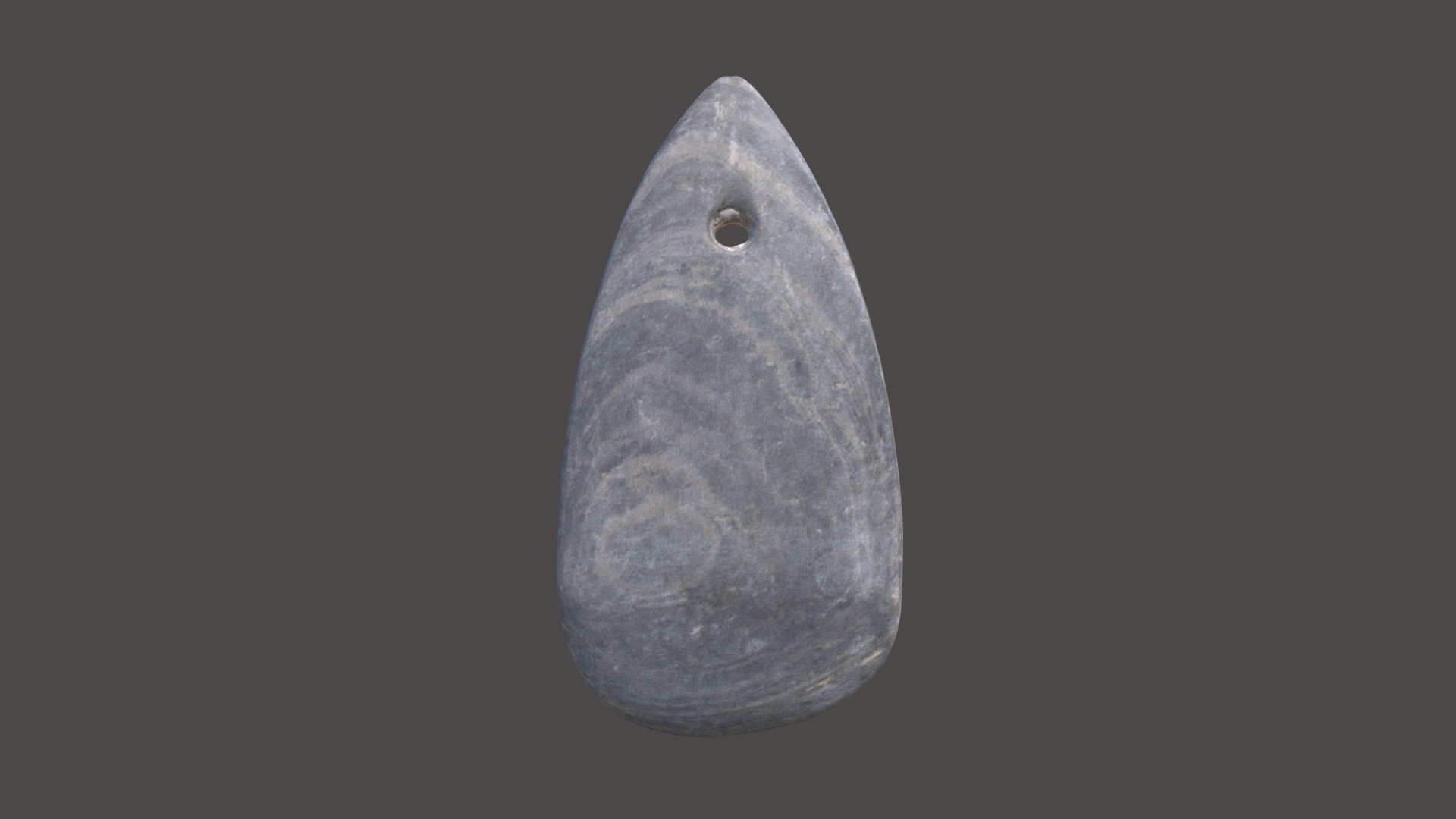 FR066, Late Archaic Glacial Kame, slate pendant