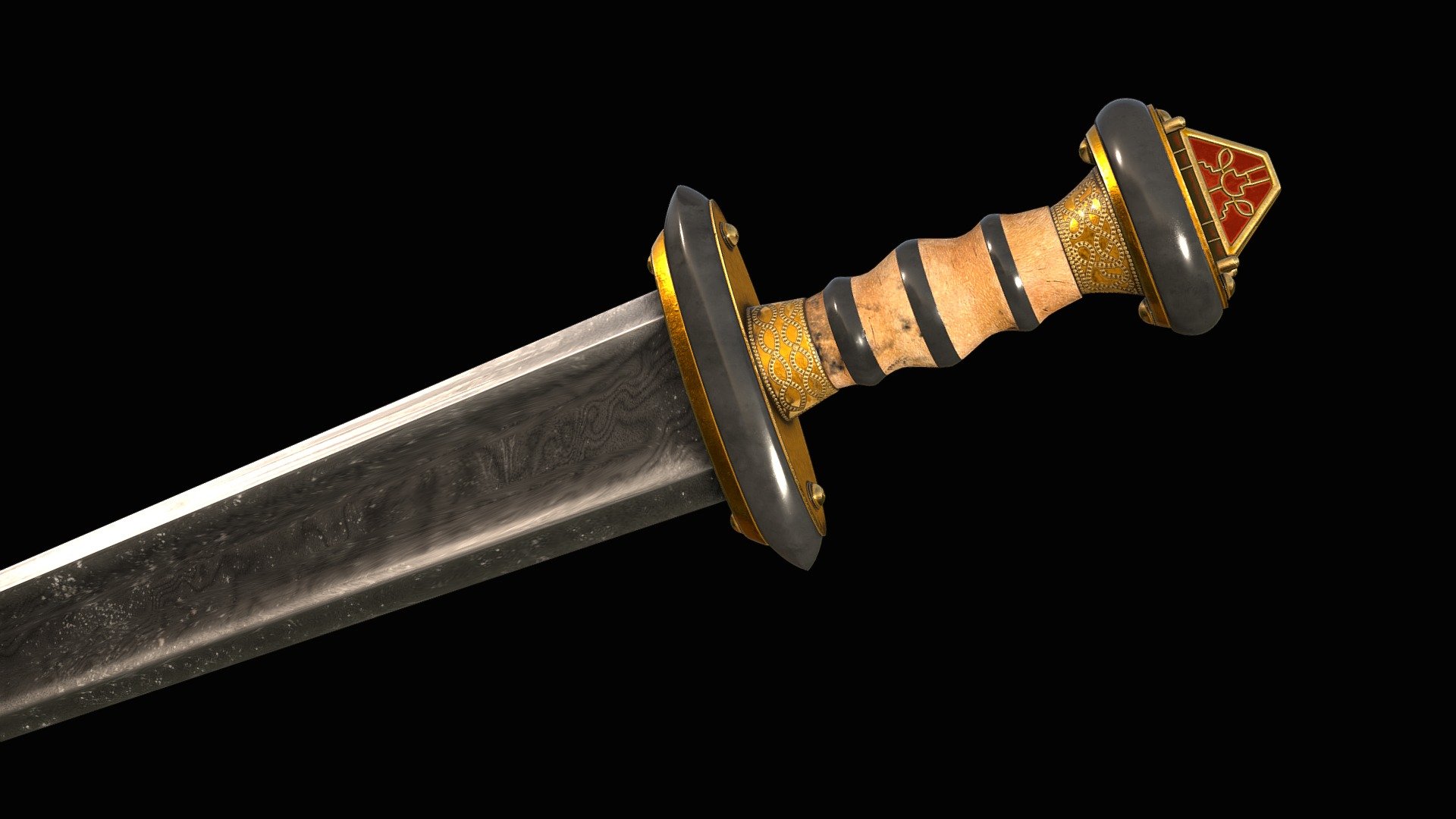 Anglo Saxon sword - reconstruction