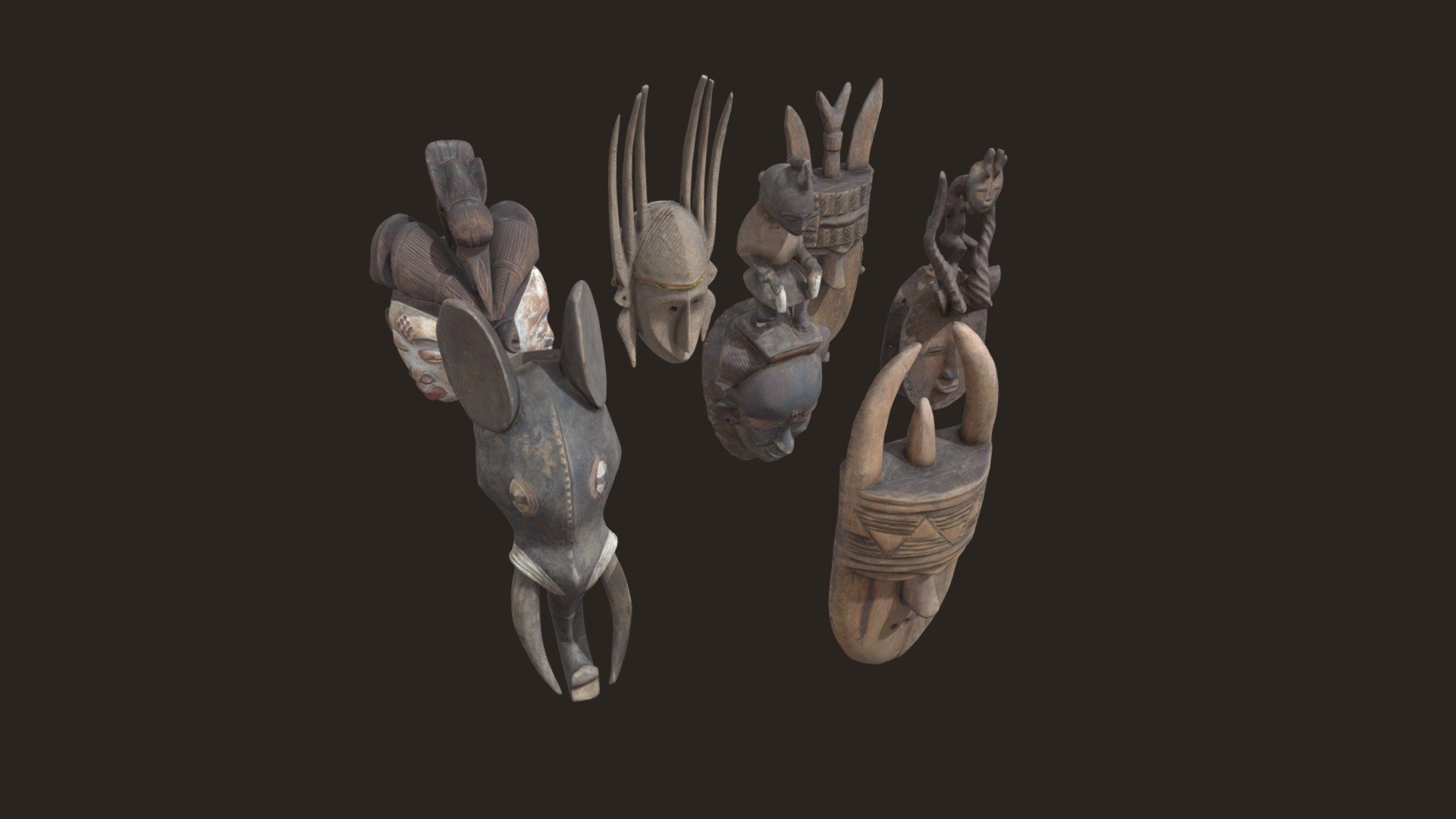 african masks
