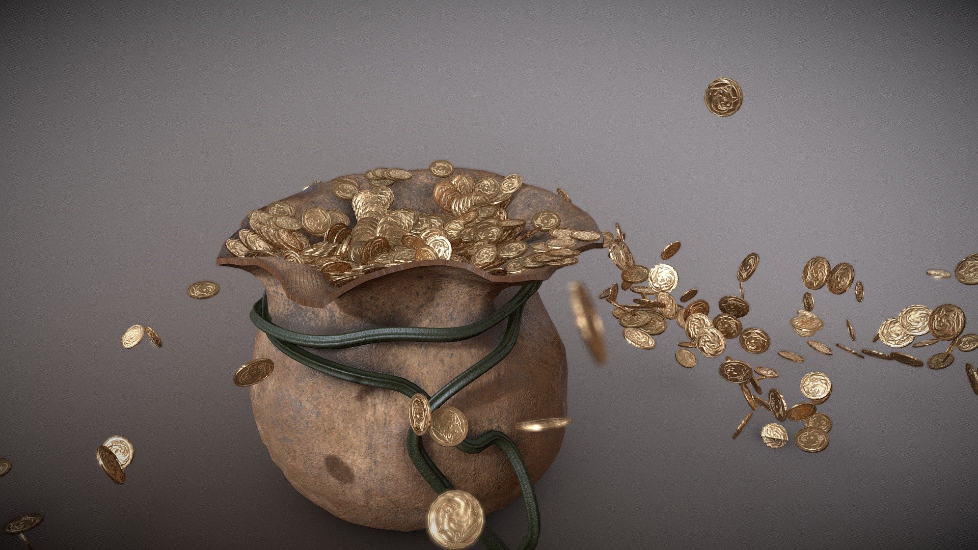 Bag of Doge Coins