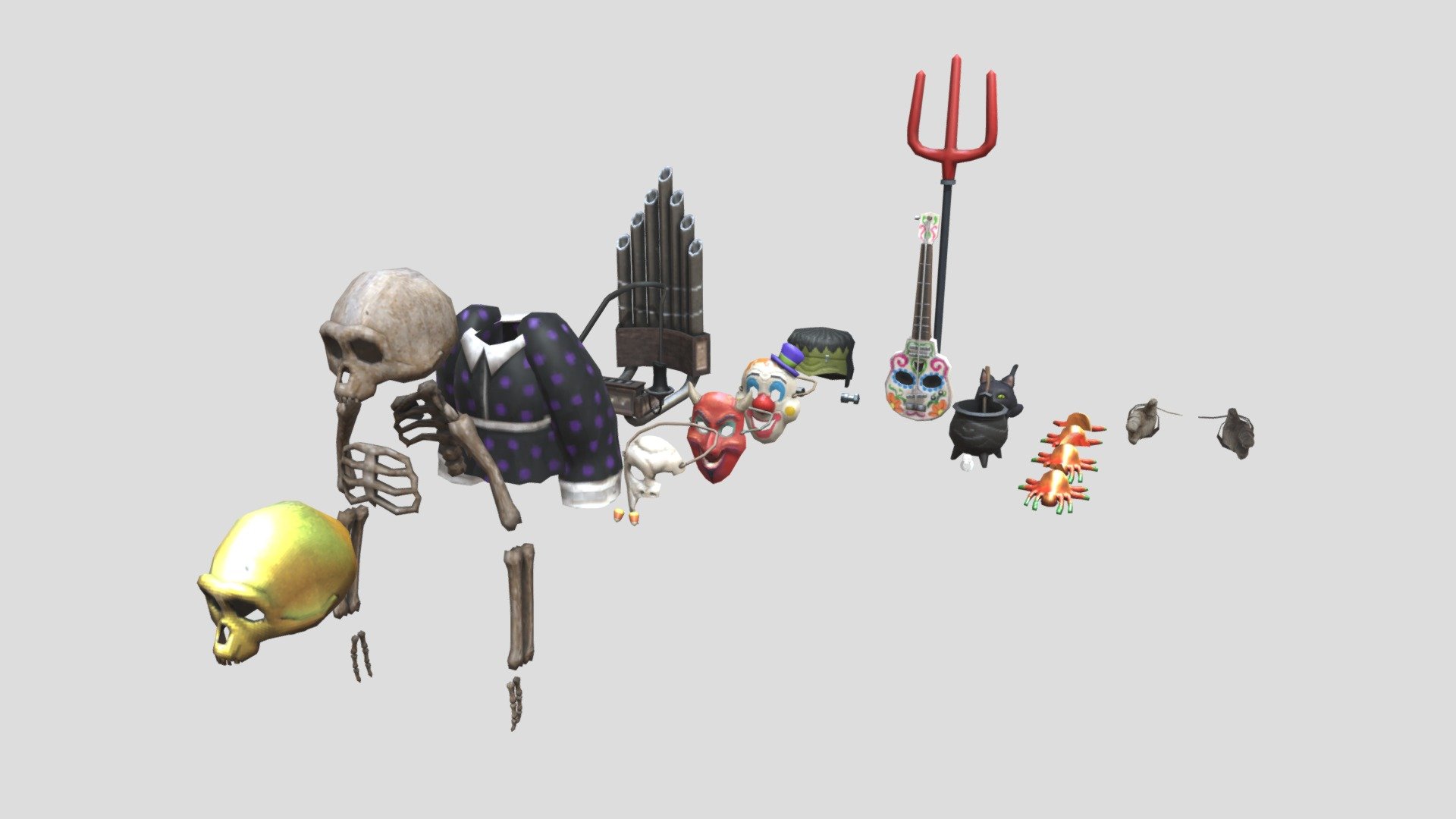 Gorilla Tag Halloween Cosmetics