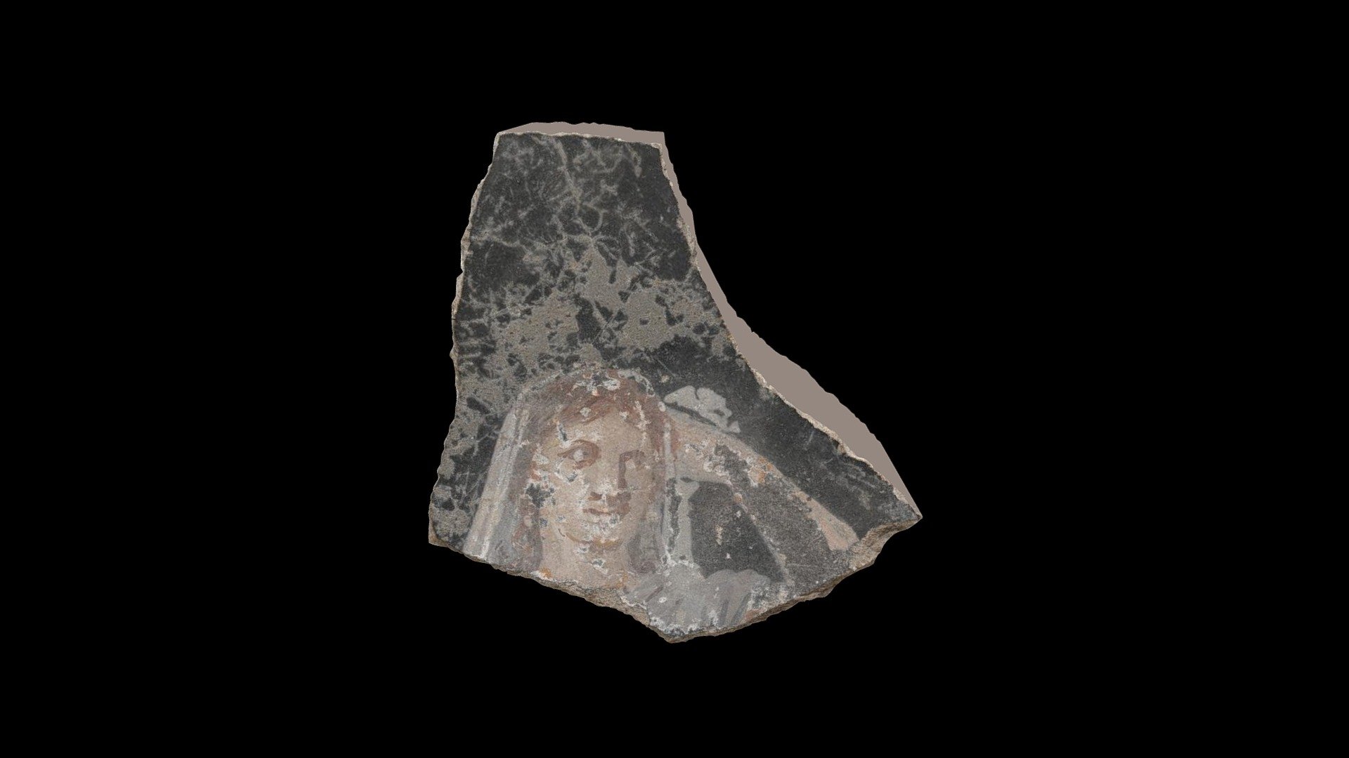 Painted wall fragment 13