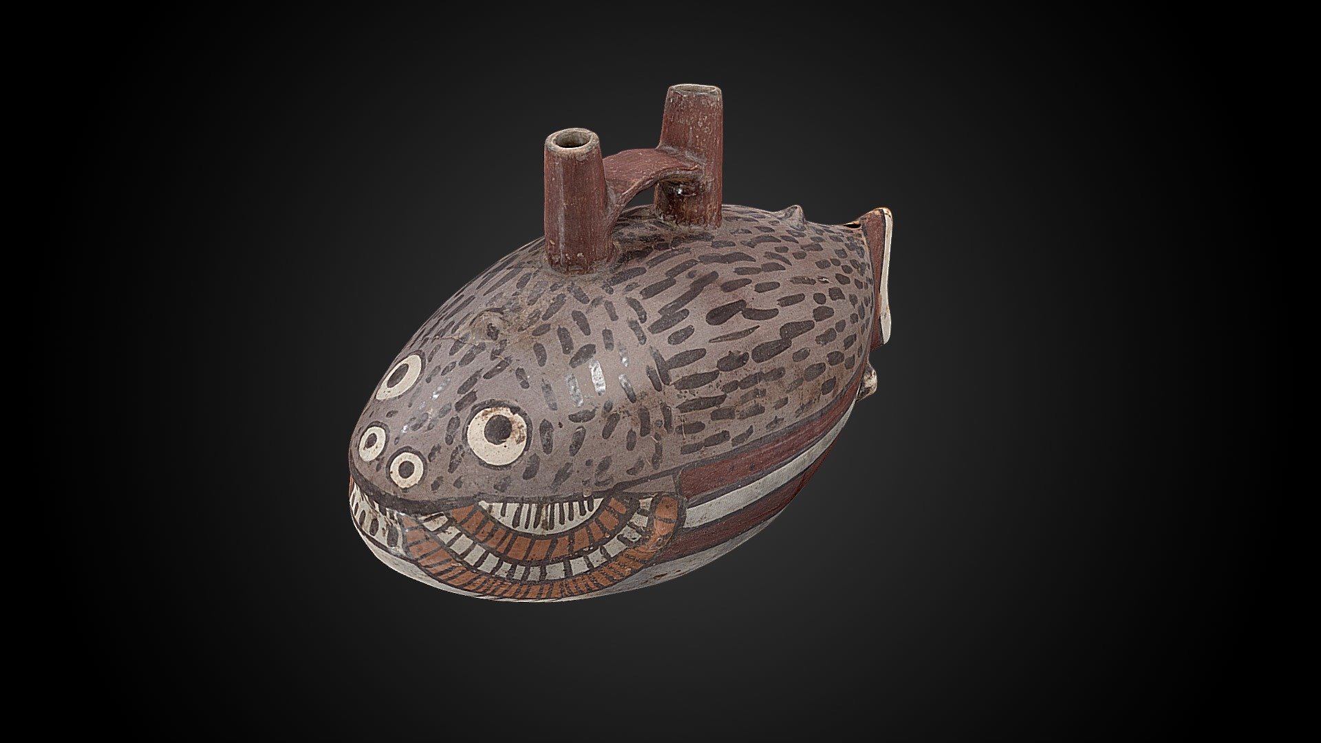 Vessel in the Form of a Fish, 100 BCE - 600 CE