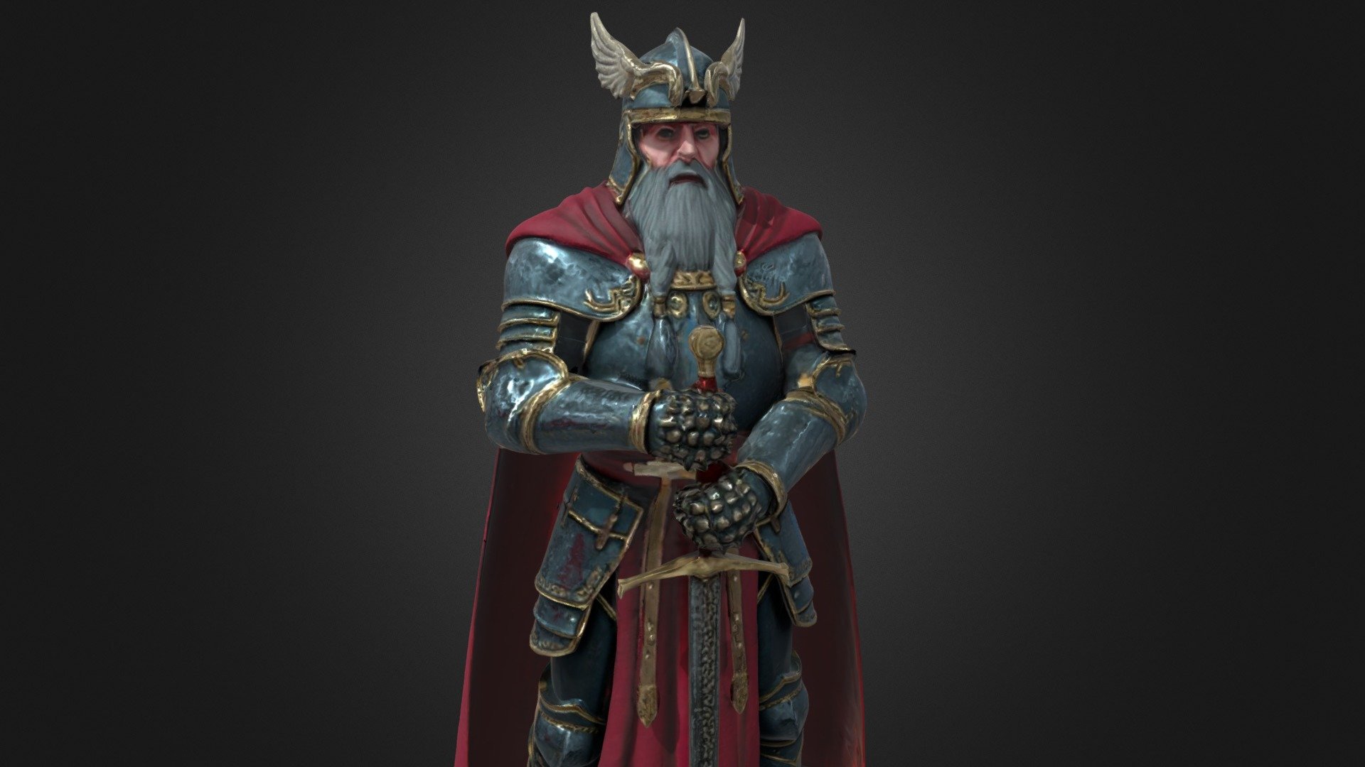Ancient Germanic Warrior King