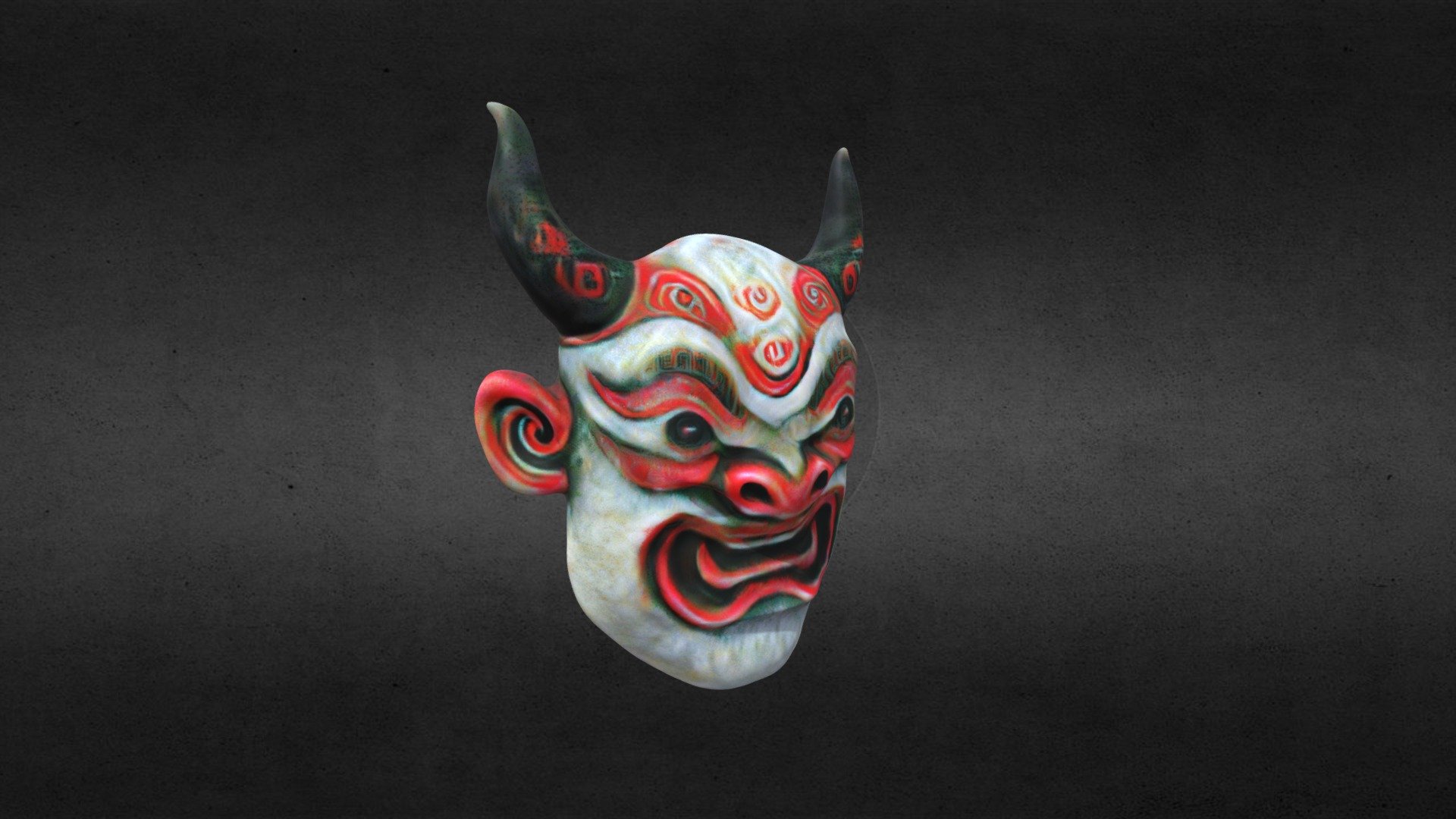 chinese demon mask