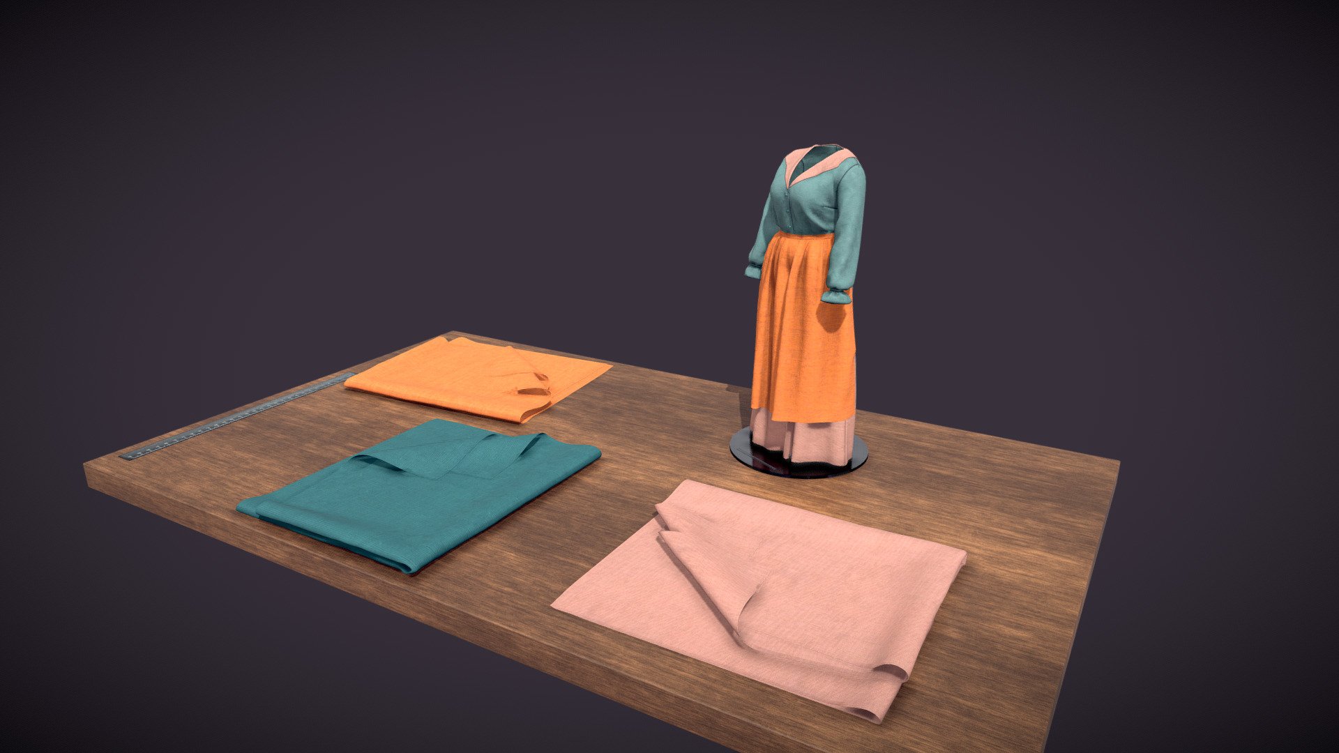 Textiles: Woman's costume #2