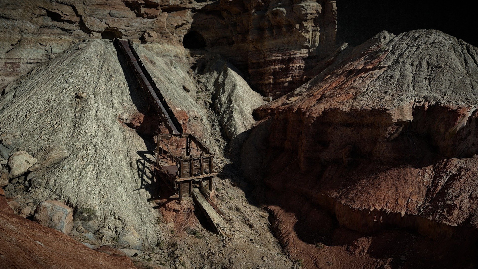 Dirty Devil uranium mine, Reds Canyon Rd Utah