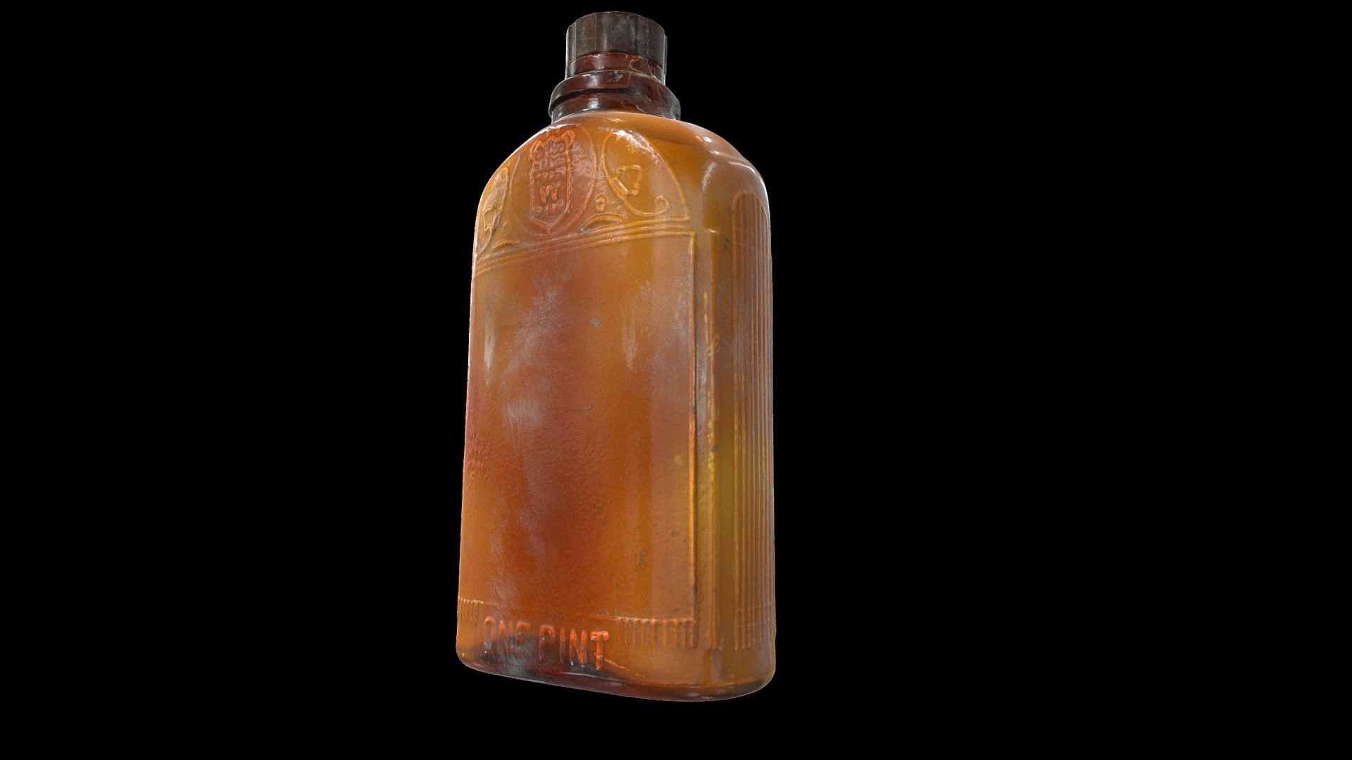 Hiram Walker Whiskey Bottle