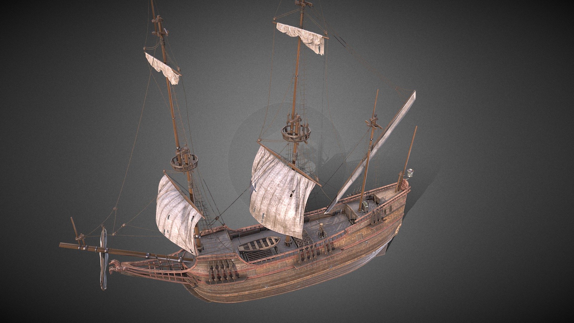 Old pirates ship