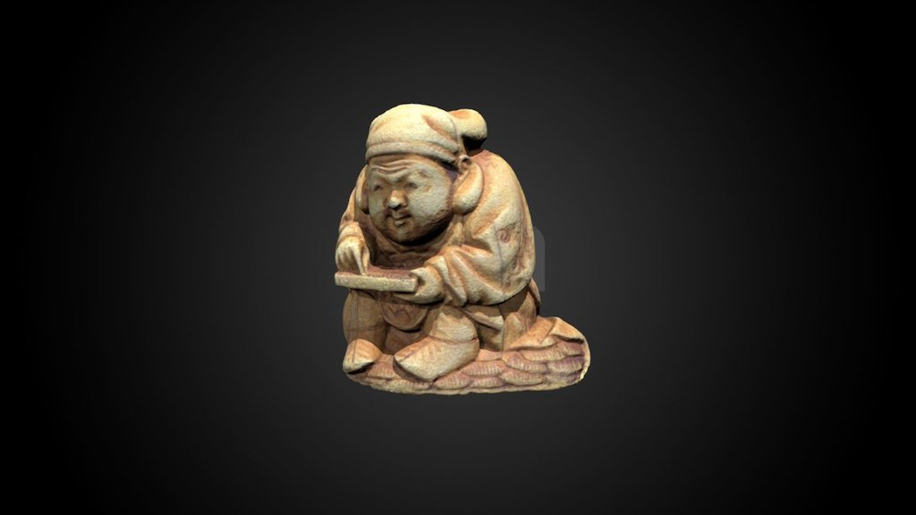 Daikoku netsuke - scanner testing