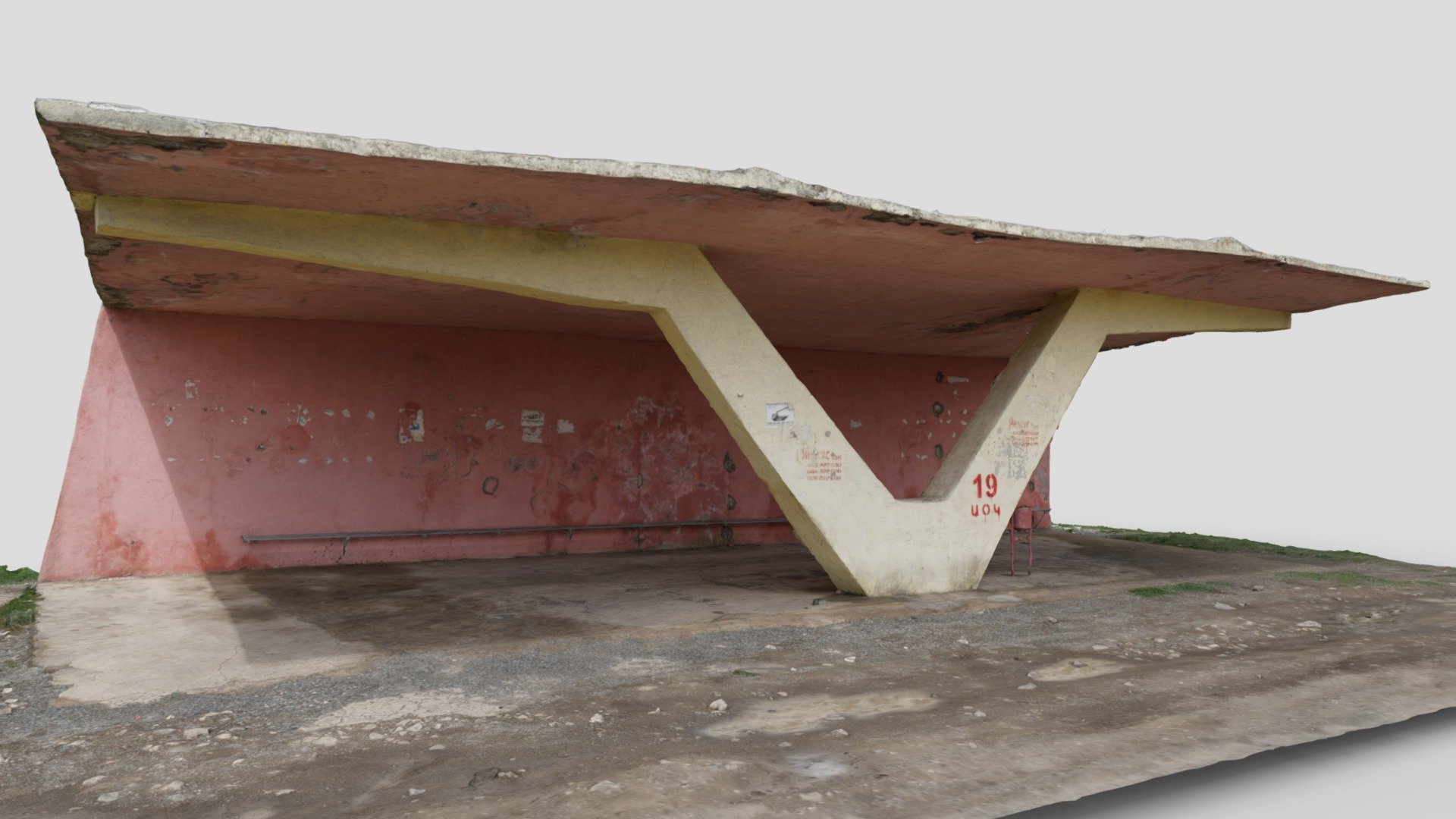 Soviet Bus Stop - Argel, Armenia