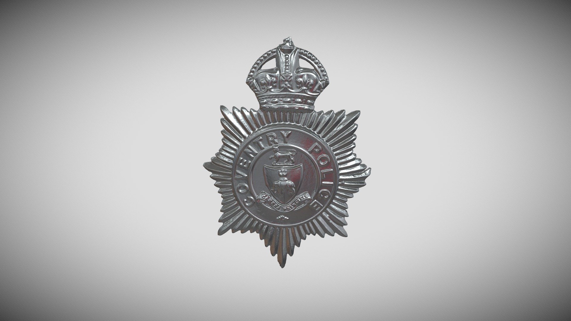 Coventry Police Helmet Plate