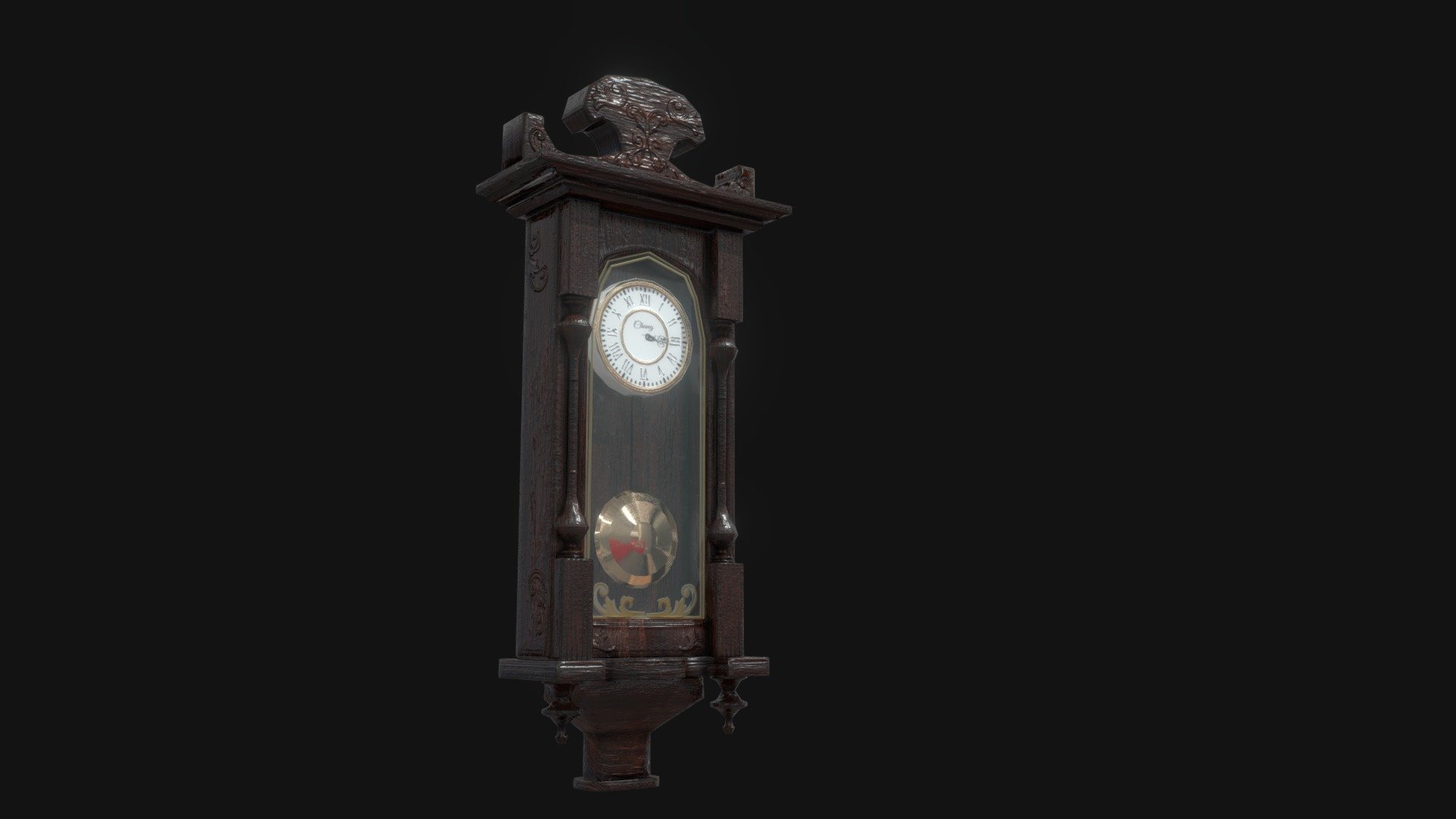 Europe Style Wooden Clock