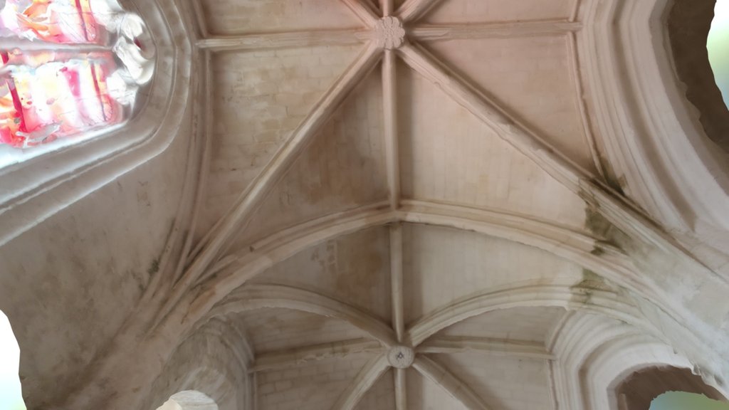 Voûtes de l'église de Saint-Just de Luzac