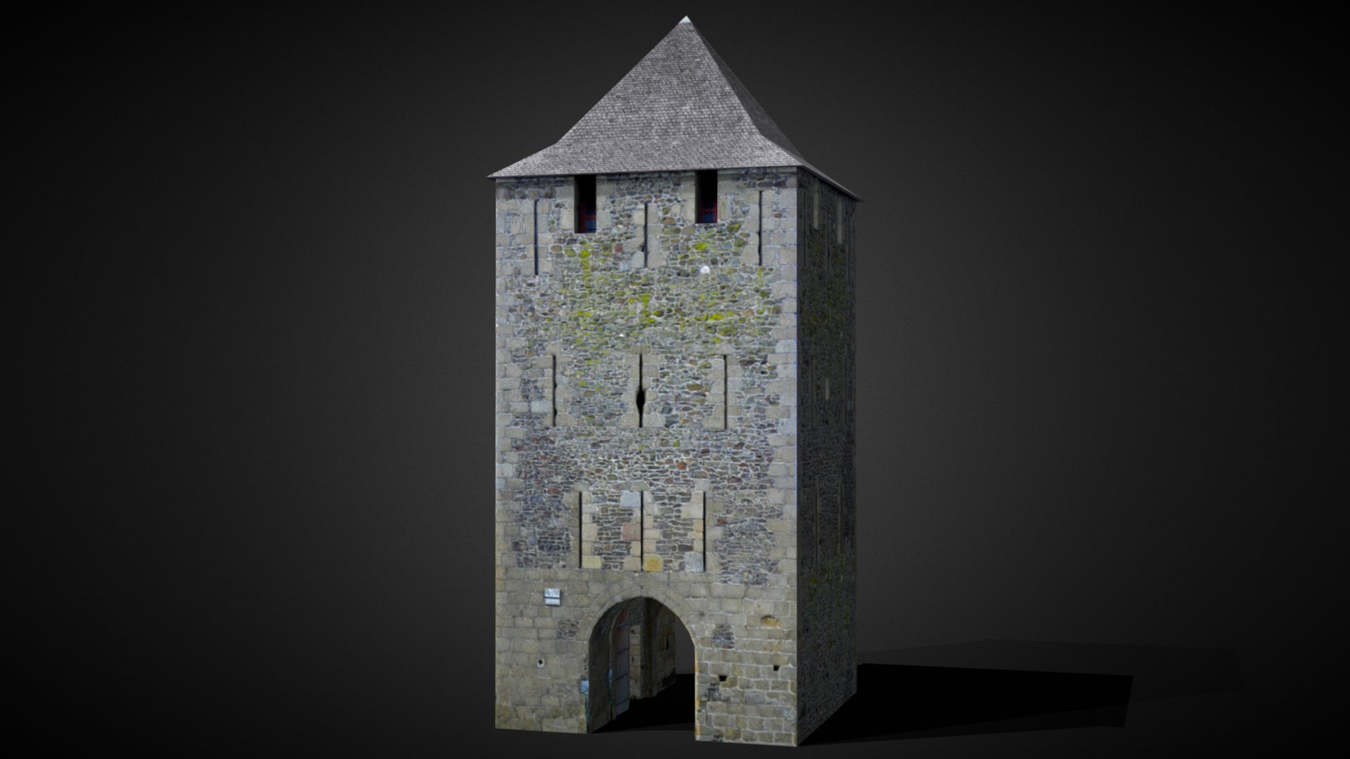 Fougères Castle Square Tower Gate [France]