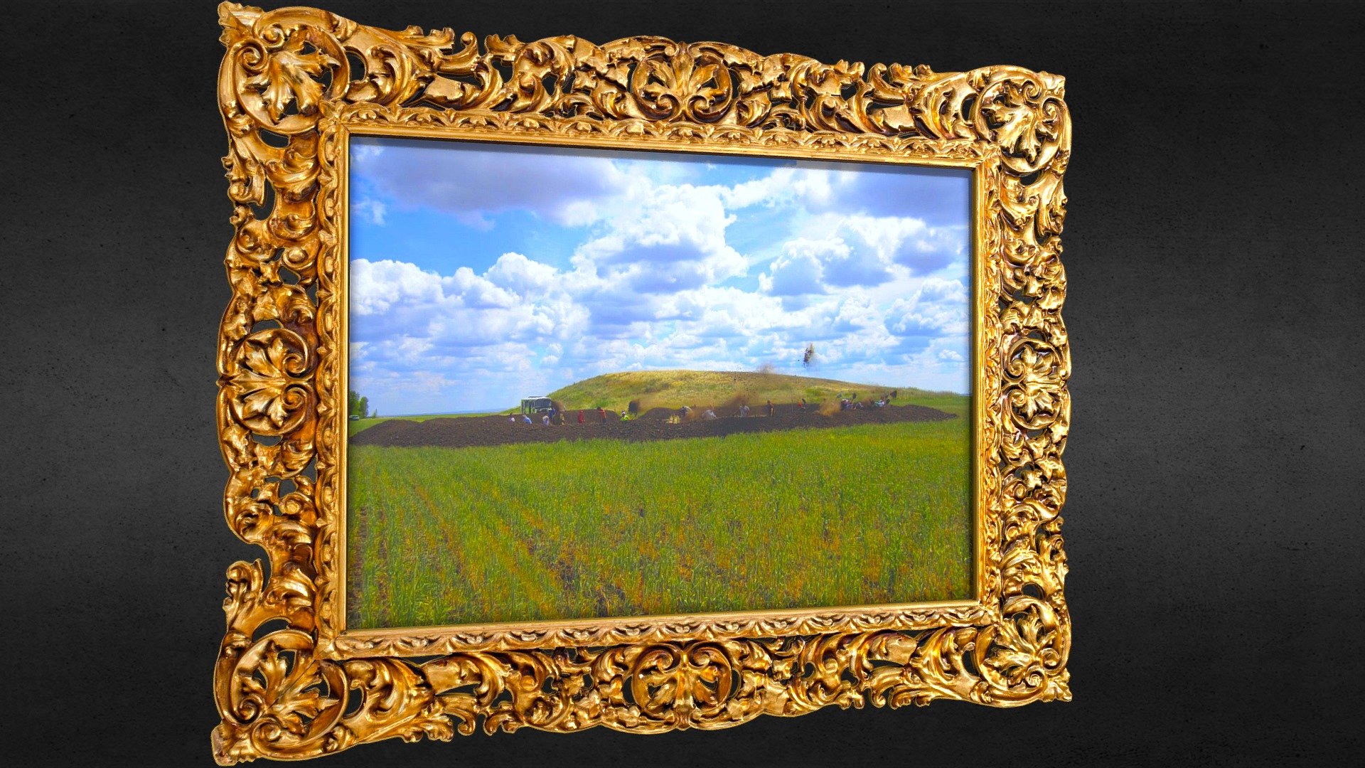 Painting "Archaeological expedition"