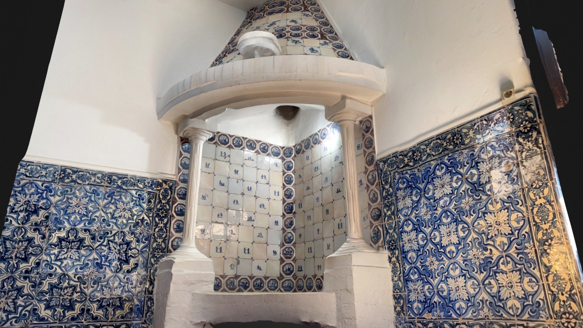 Lareira com Azulejos
